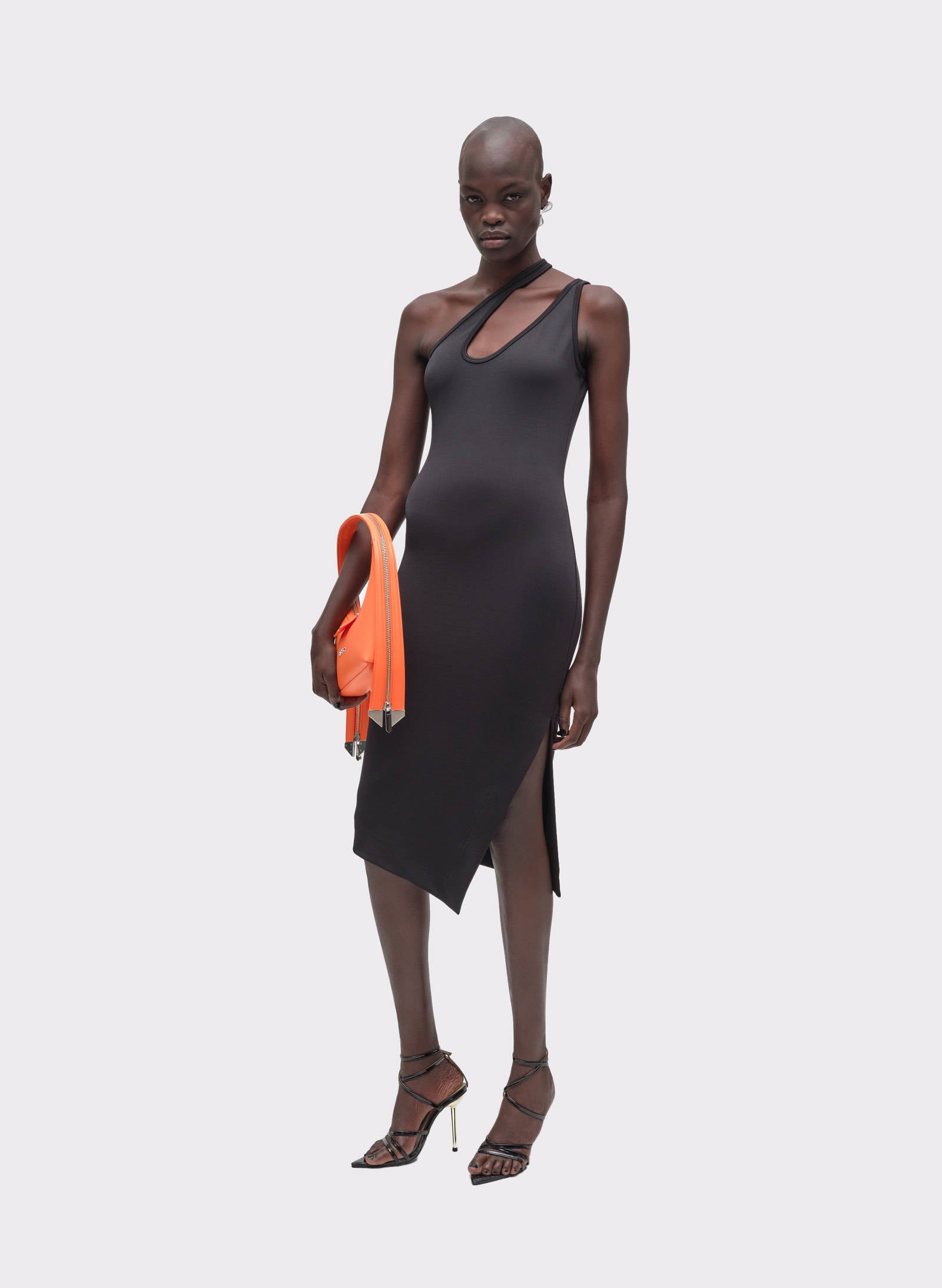 Eclipse Cut-Out Slit Dress