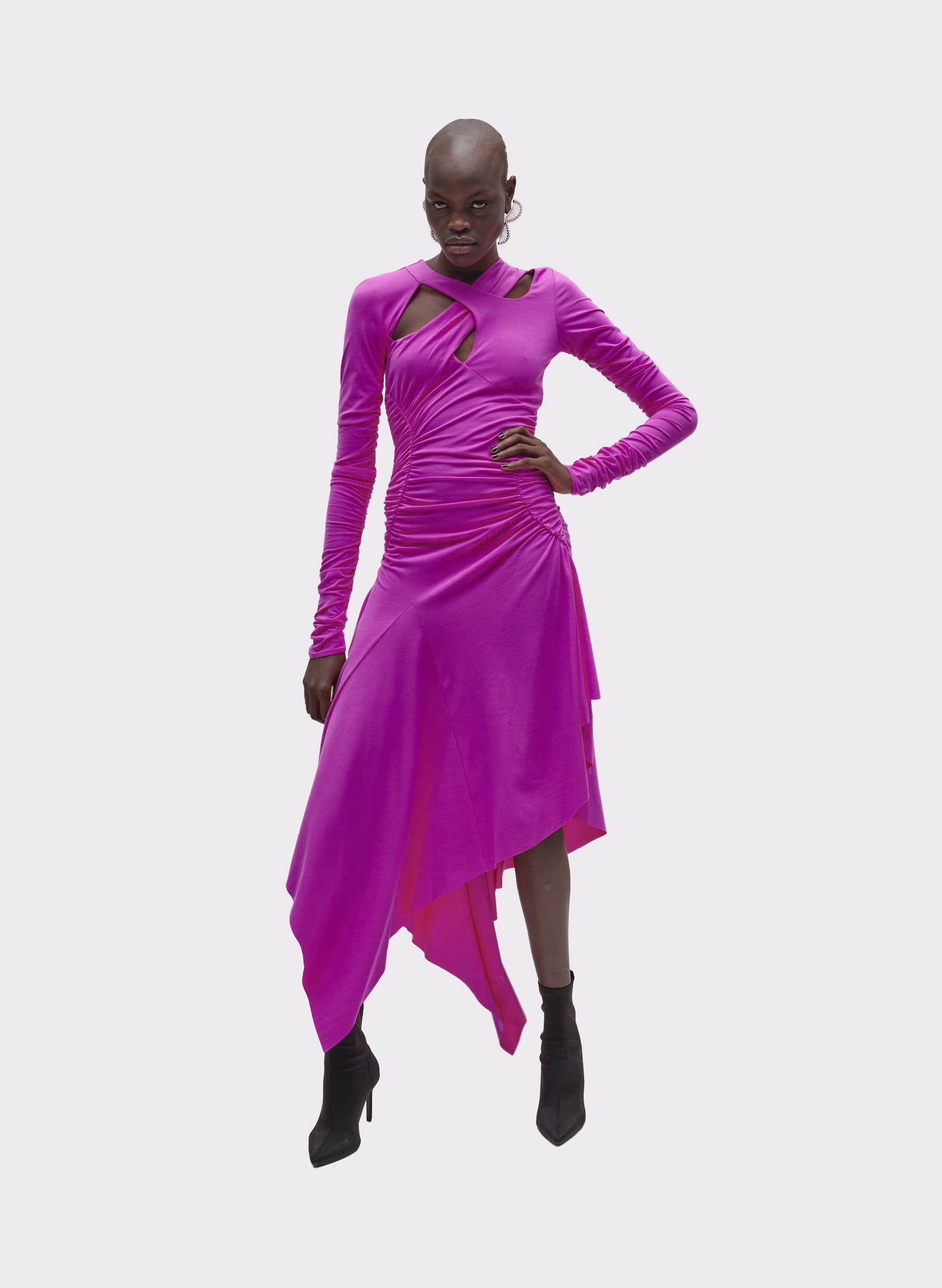 Drippin’ Drapery Long Dress