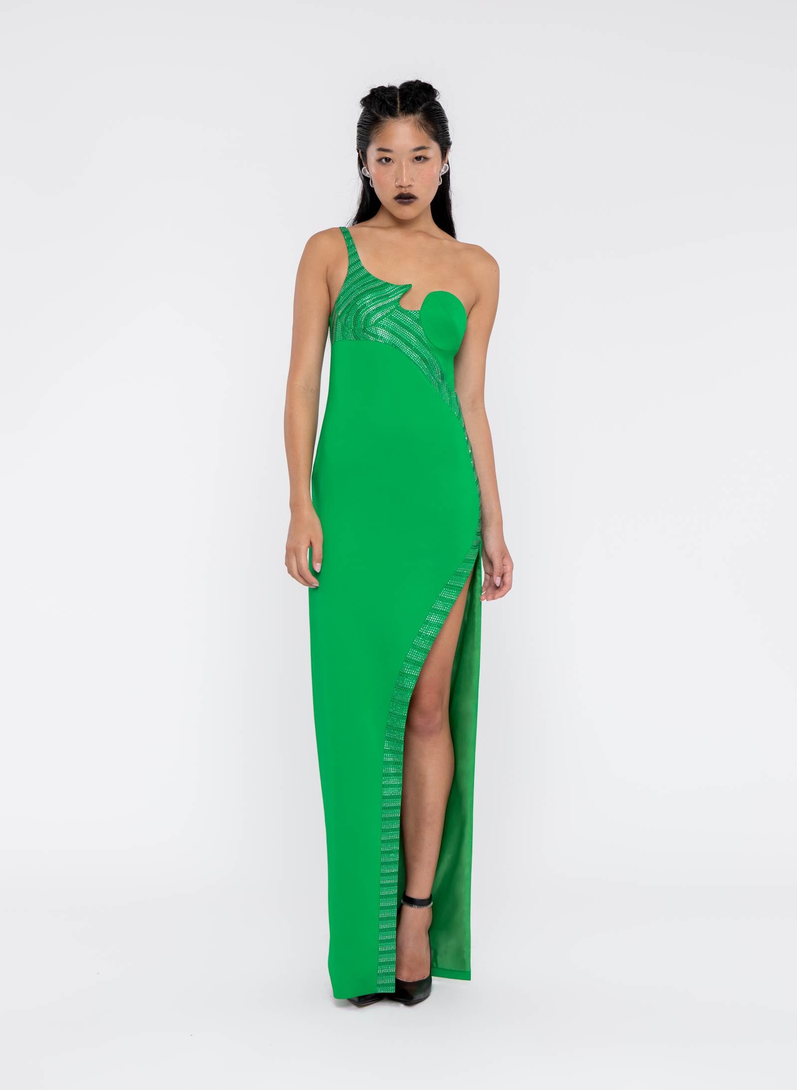 Long Dress With DNA Strass