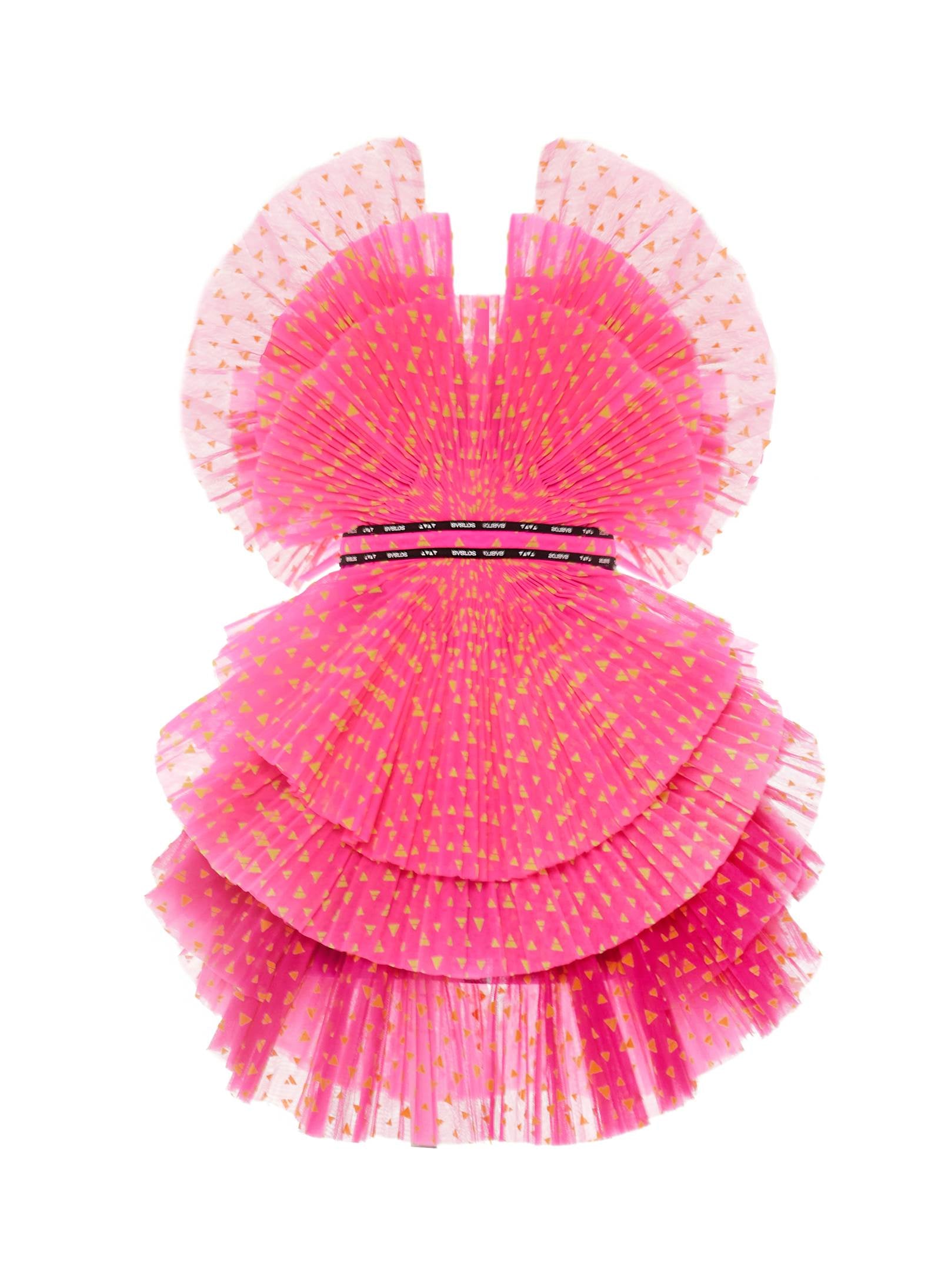 TULLE "VENTAGLI" DRESS