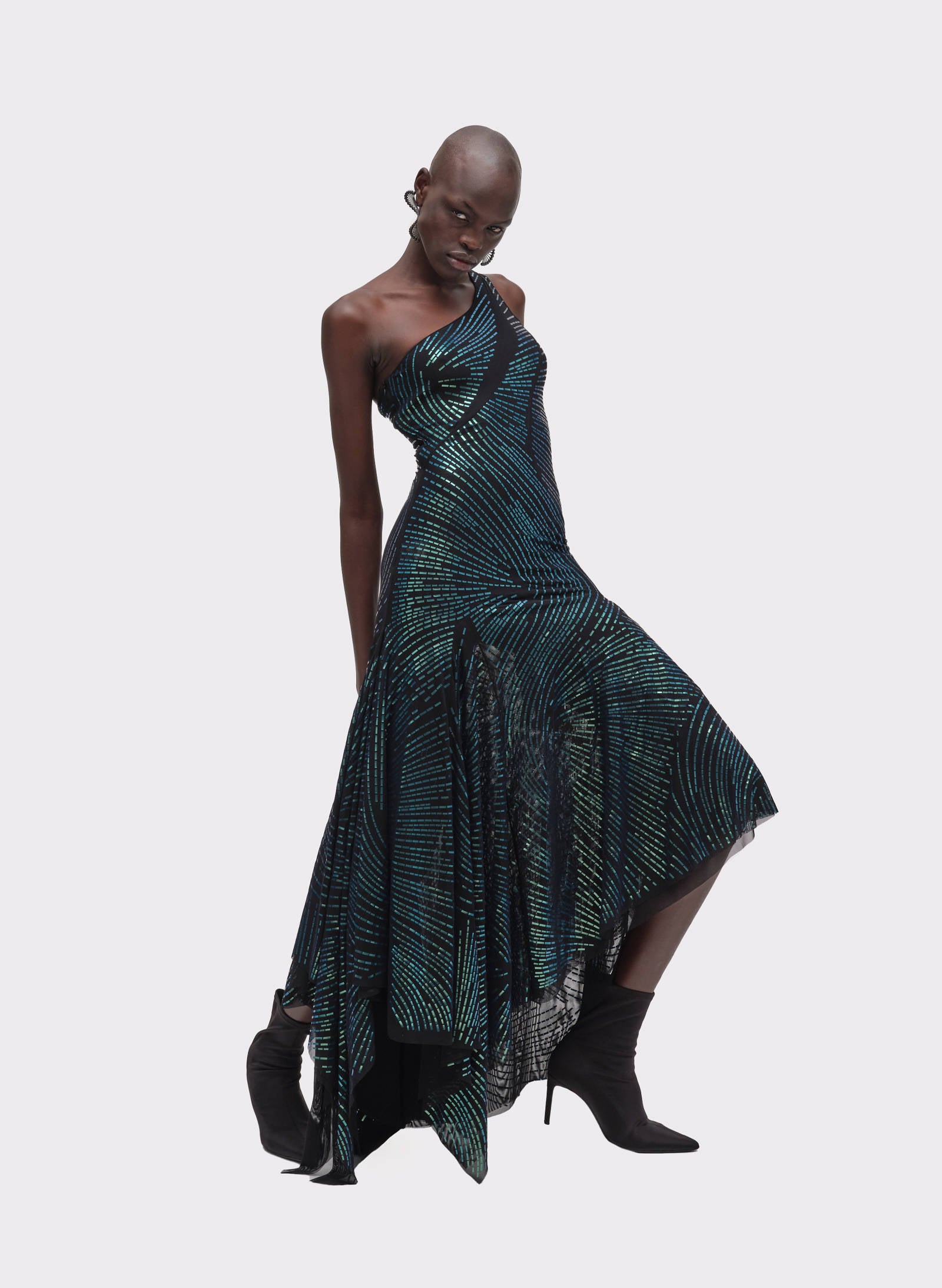 Lustrous Fitted Gown