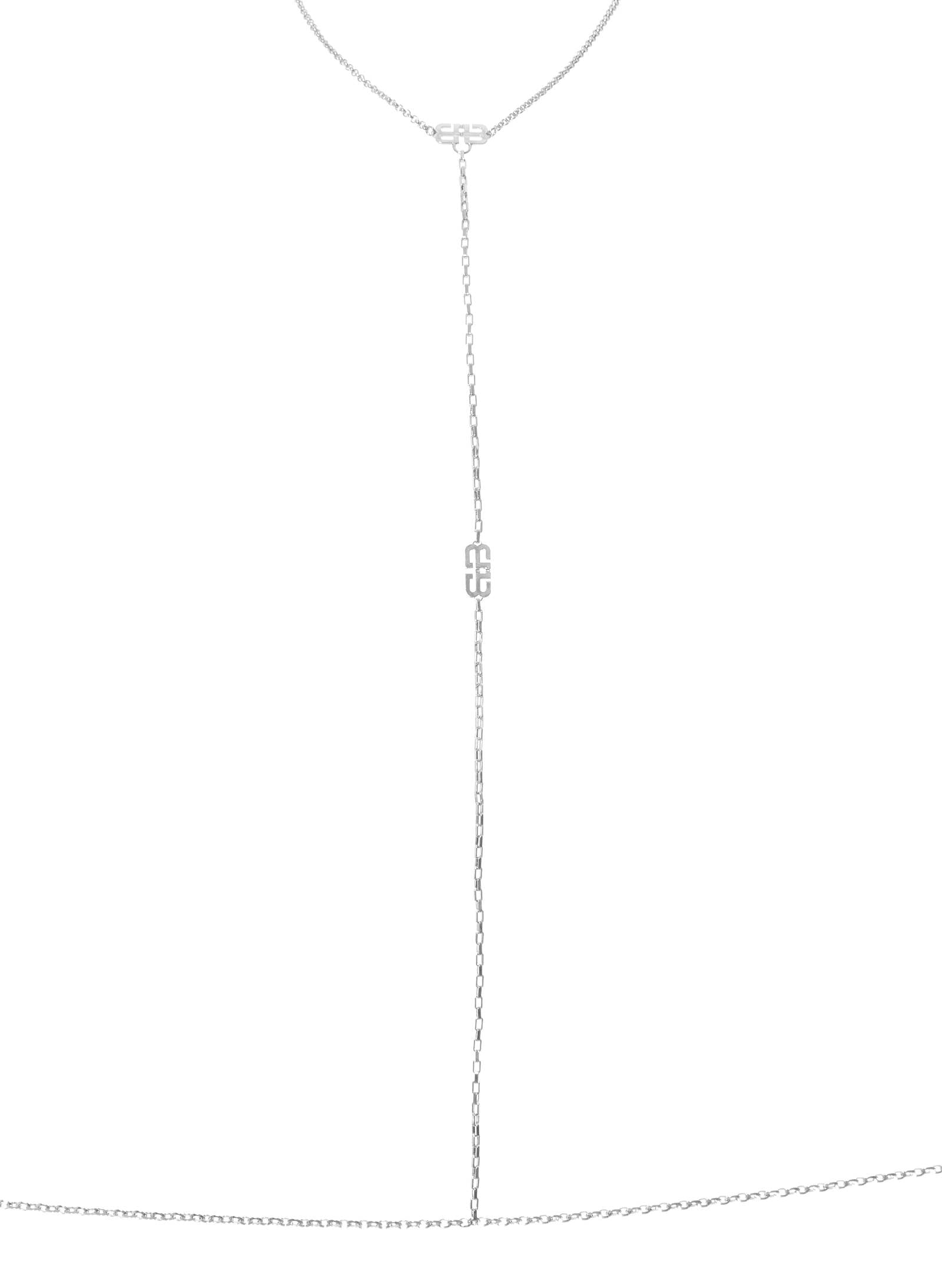 "BB" MONOGRAM BODY CHAIN