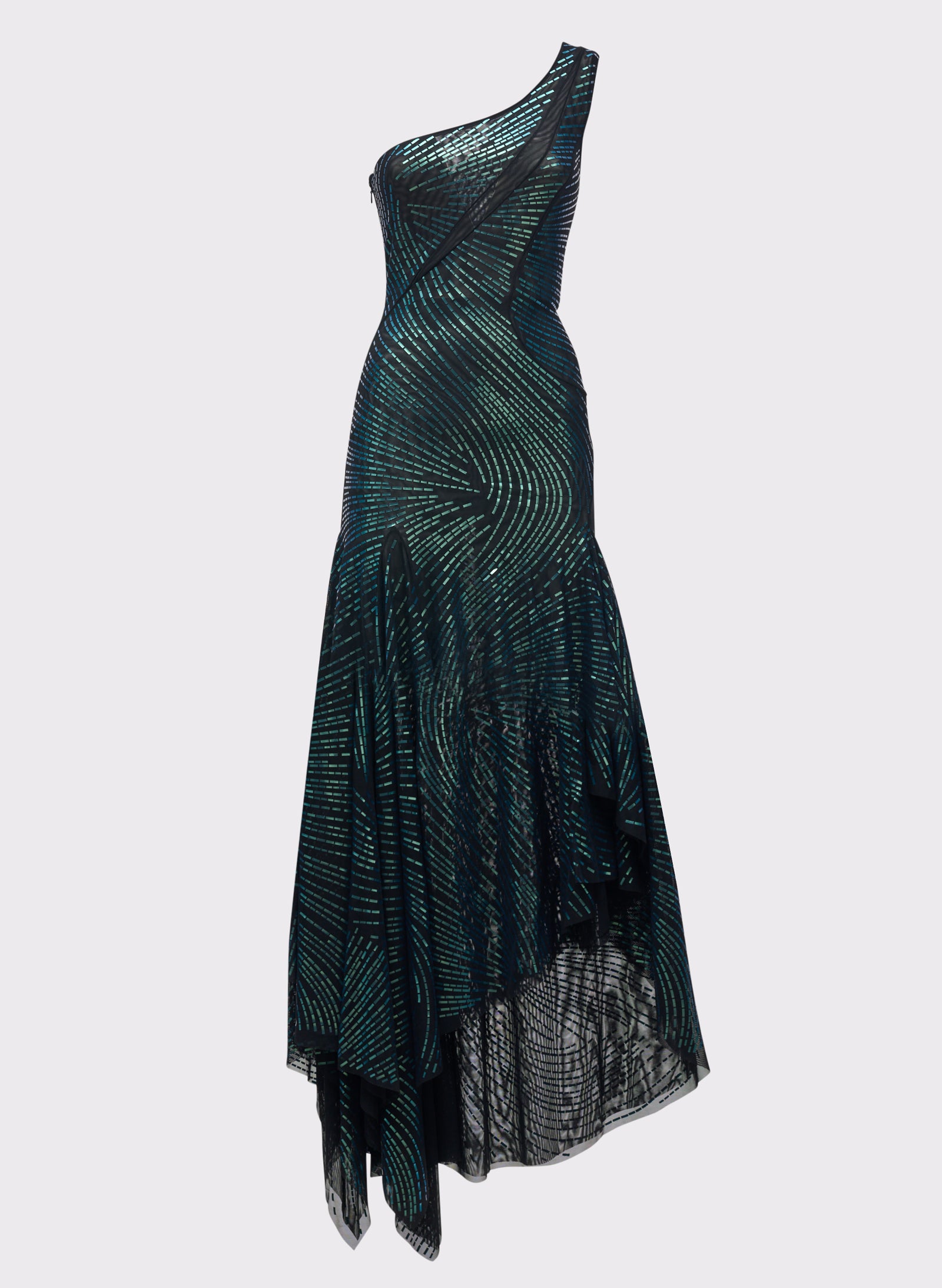 Lustrous Fitted Gown