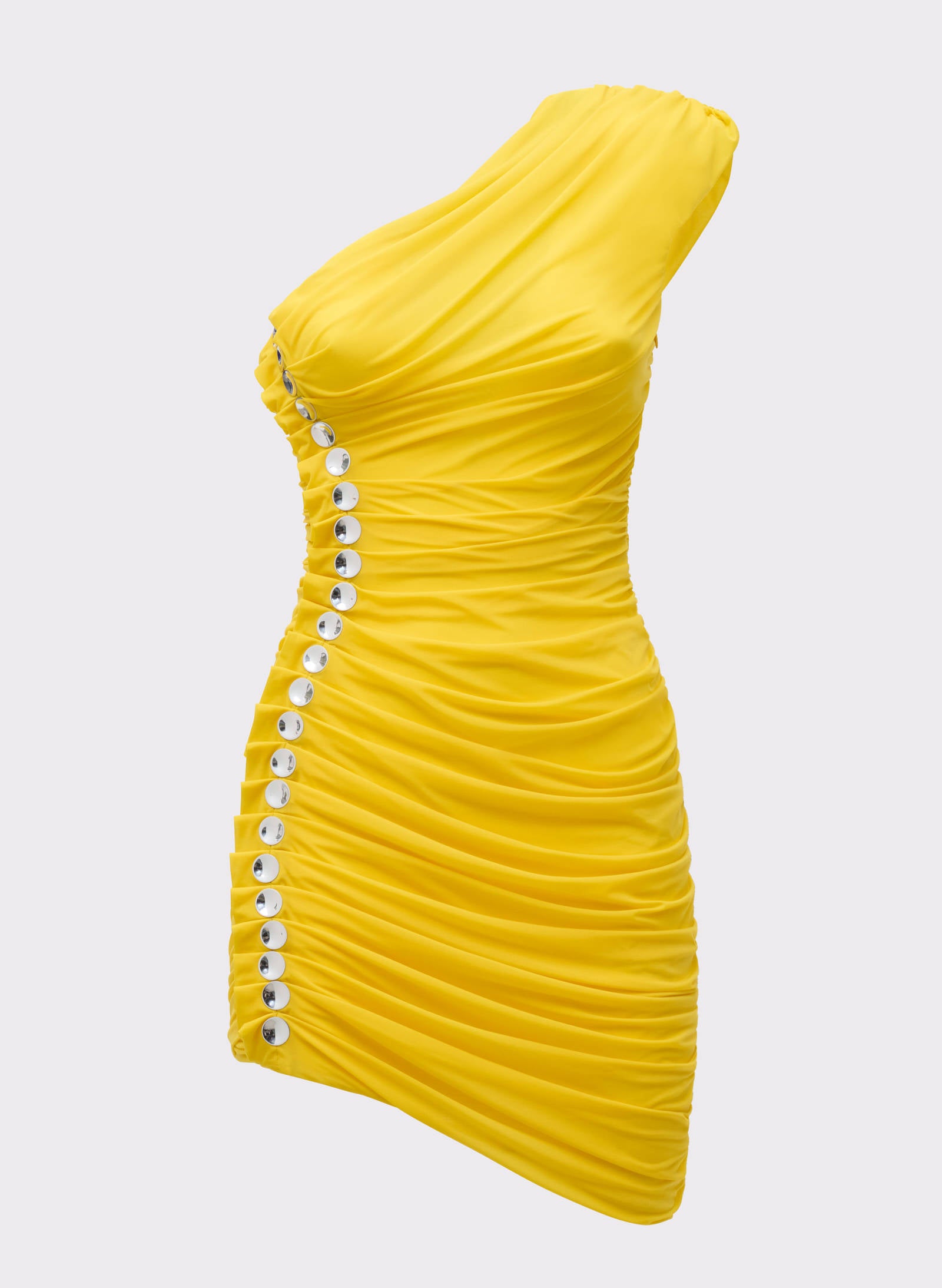 METALLIC EDGE MINI DRESS