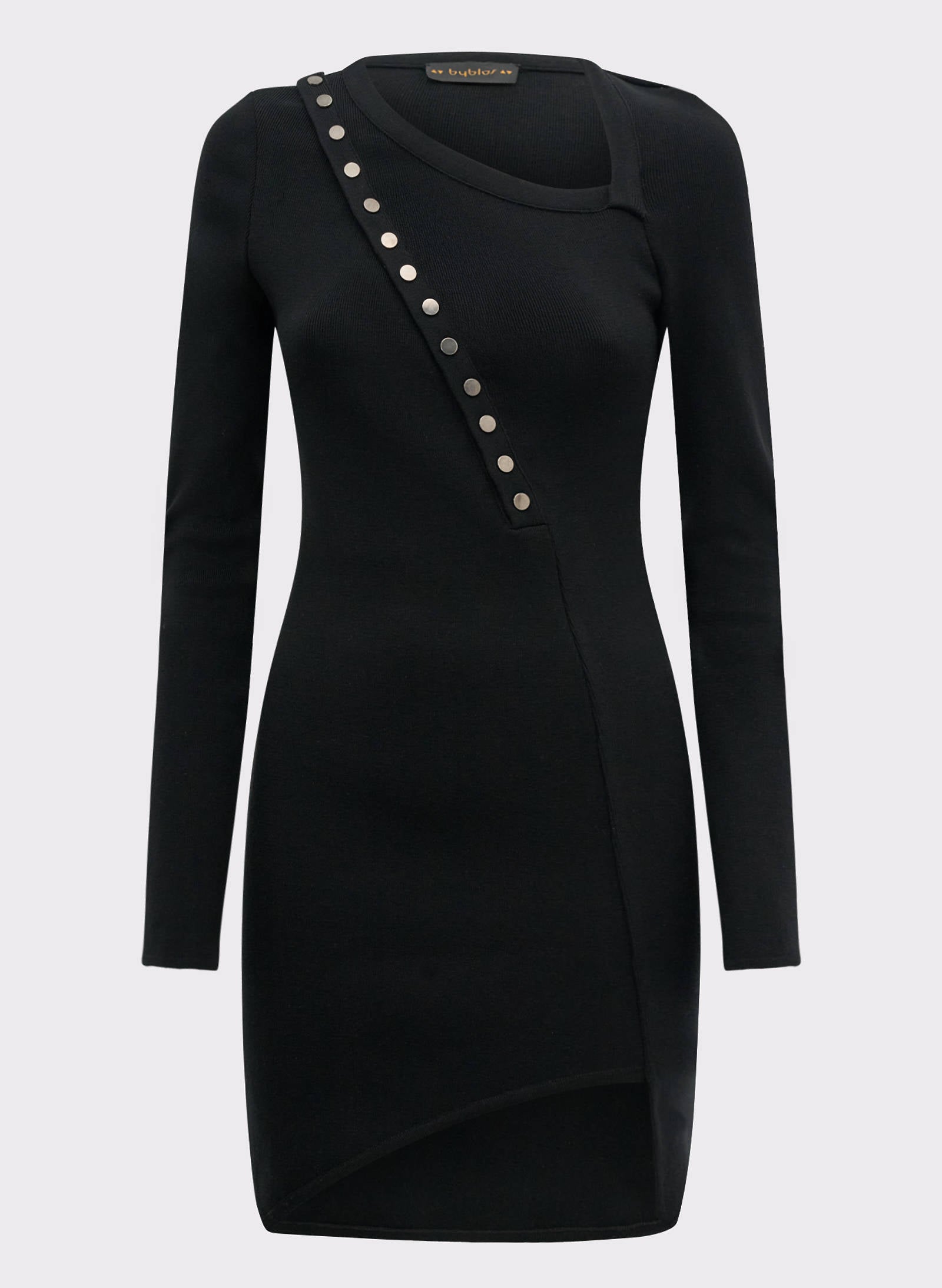 Snaps Open Knit Dress