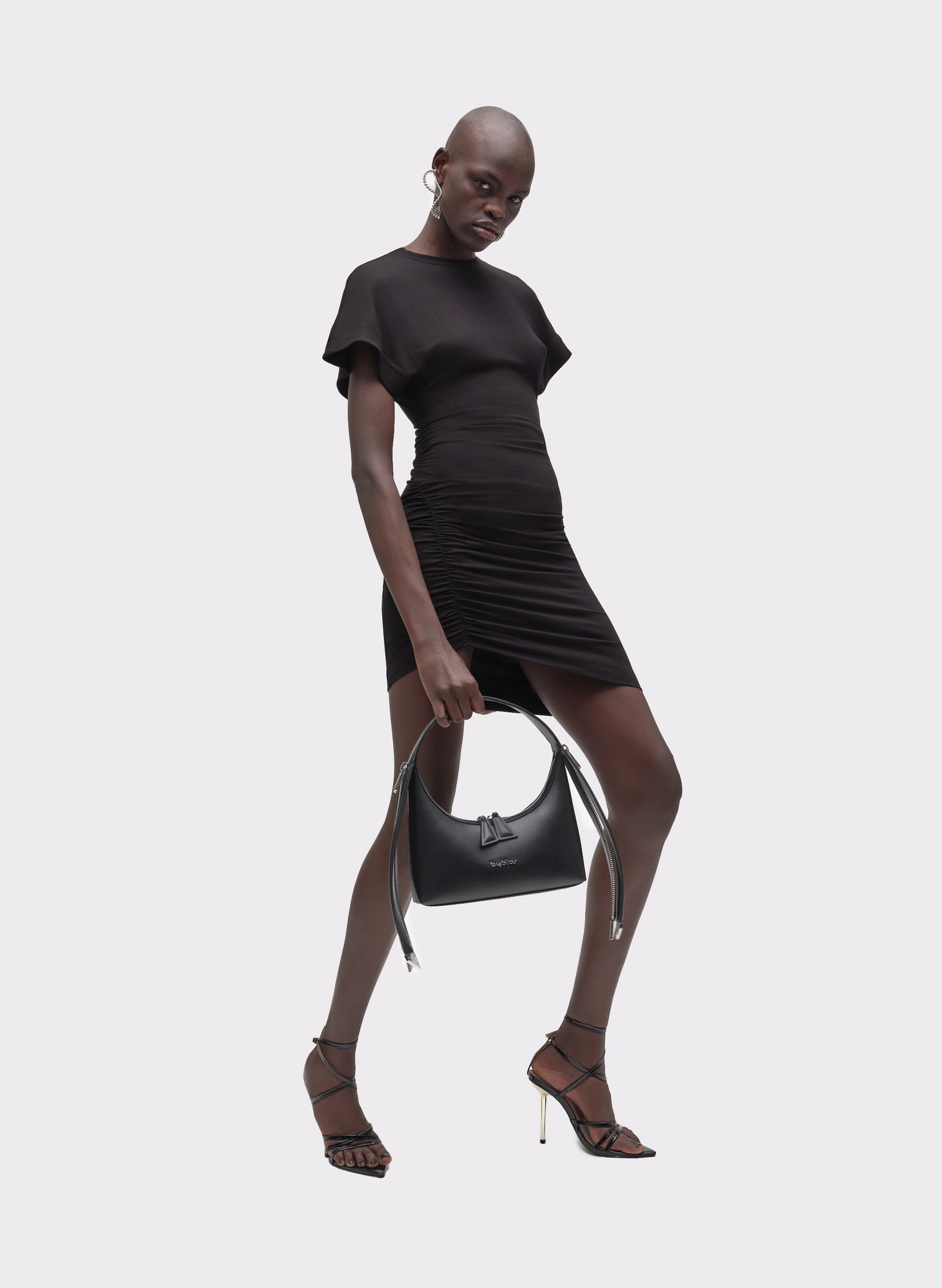 Fluid Motion Jersey Mini Dress