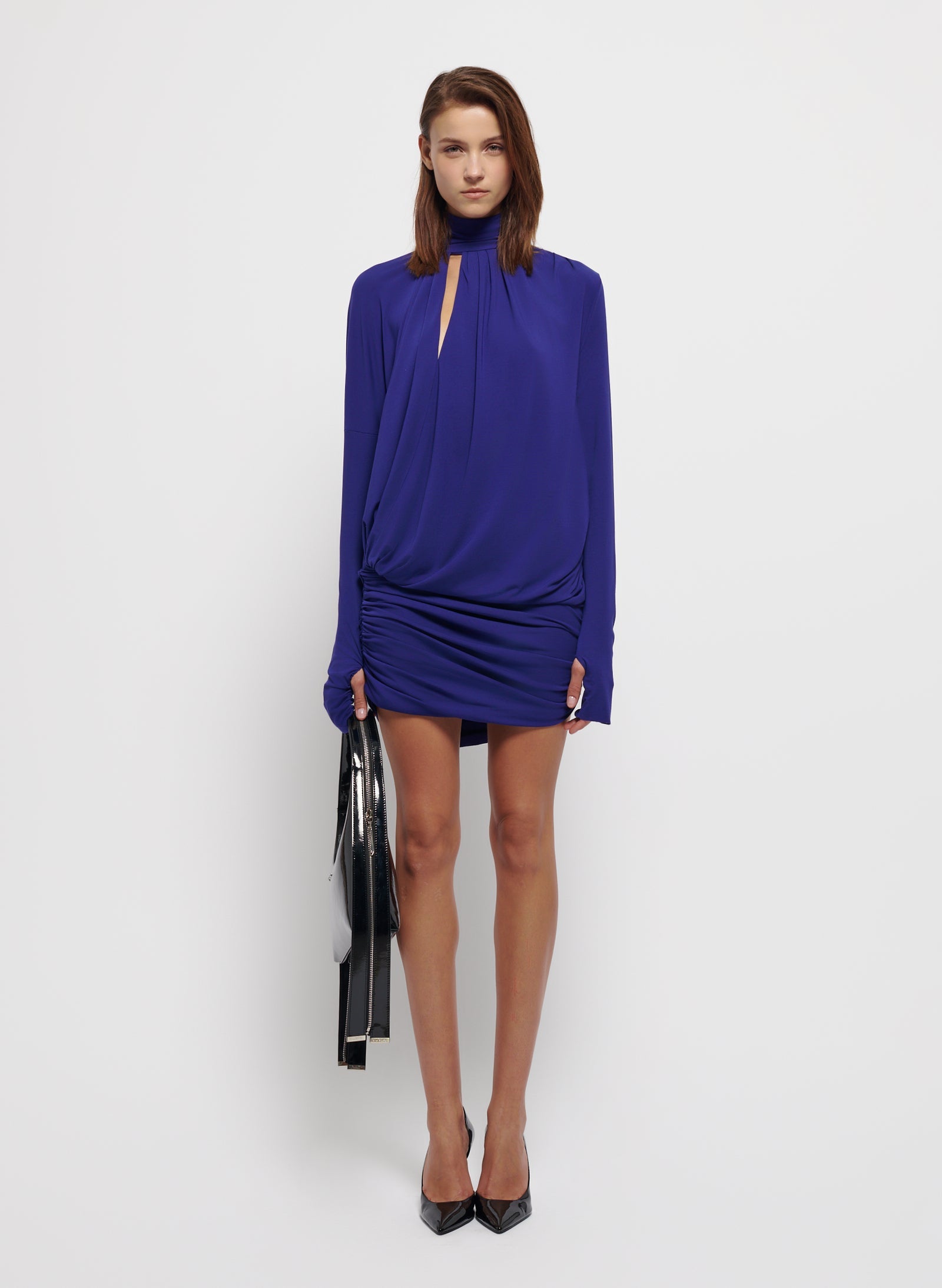 Asymmetric Dress - Blue