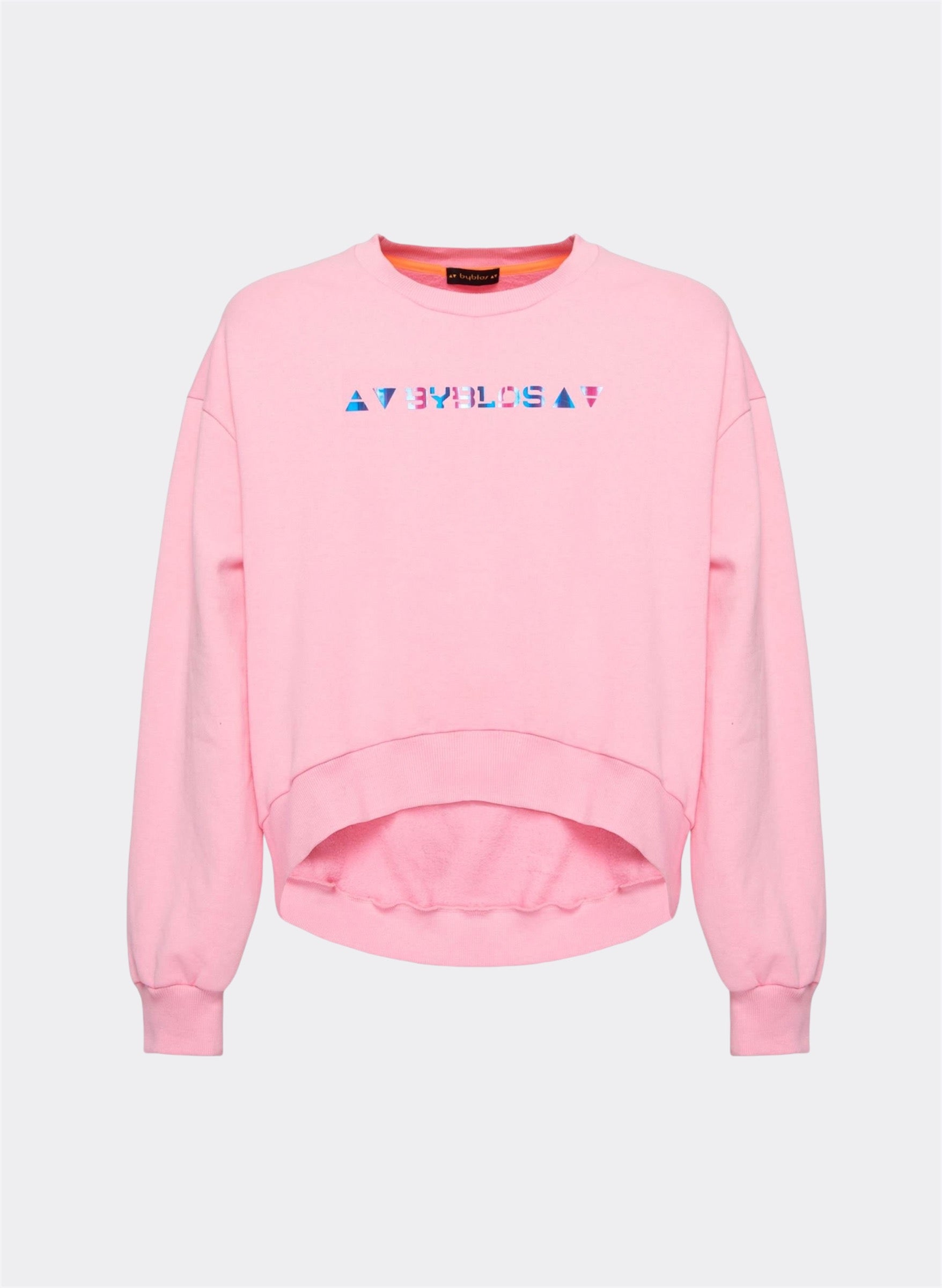 Iridescent Logo Crop Jumper