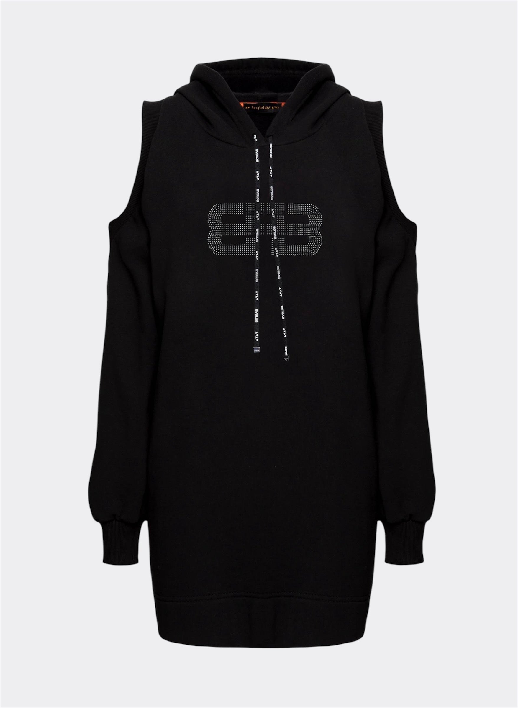 Strass Monogram Cotton Dress