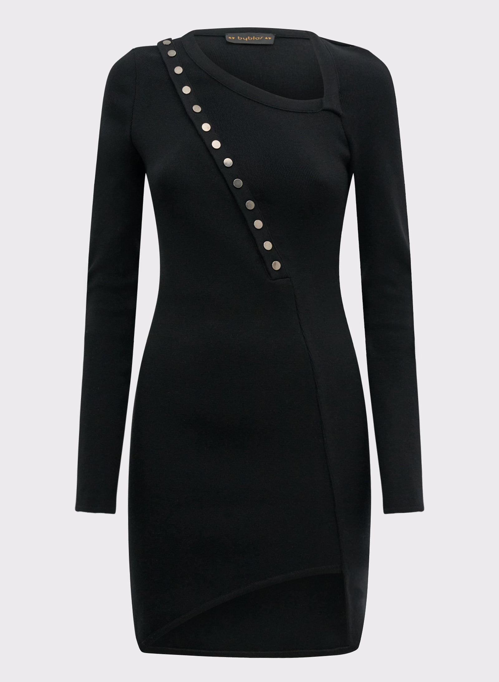 Snaps Open Knit Dress