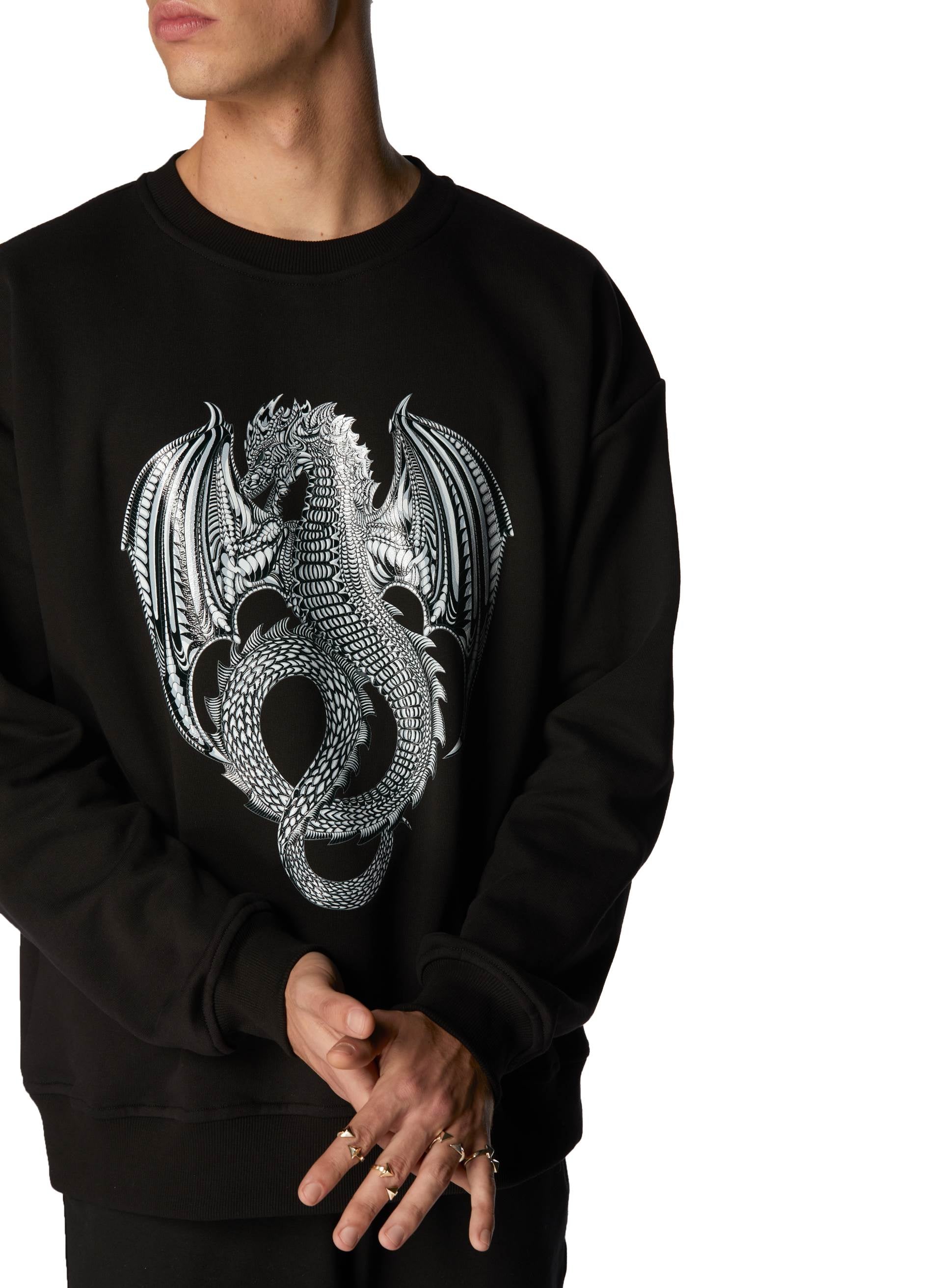 CREWNECK DRAGON JUMPER