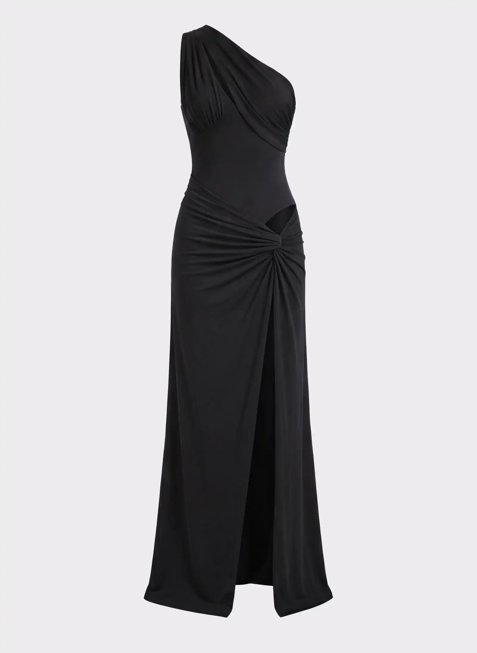 Byblos Knot Dress in black - back view