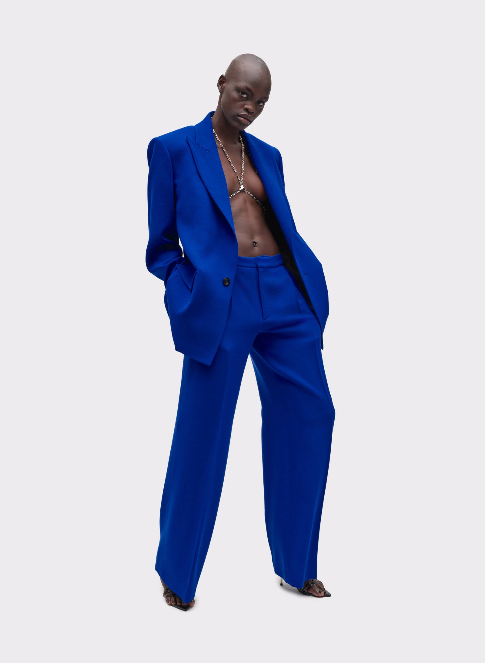 Byblos Signature Blazer in dark blue - back view