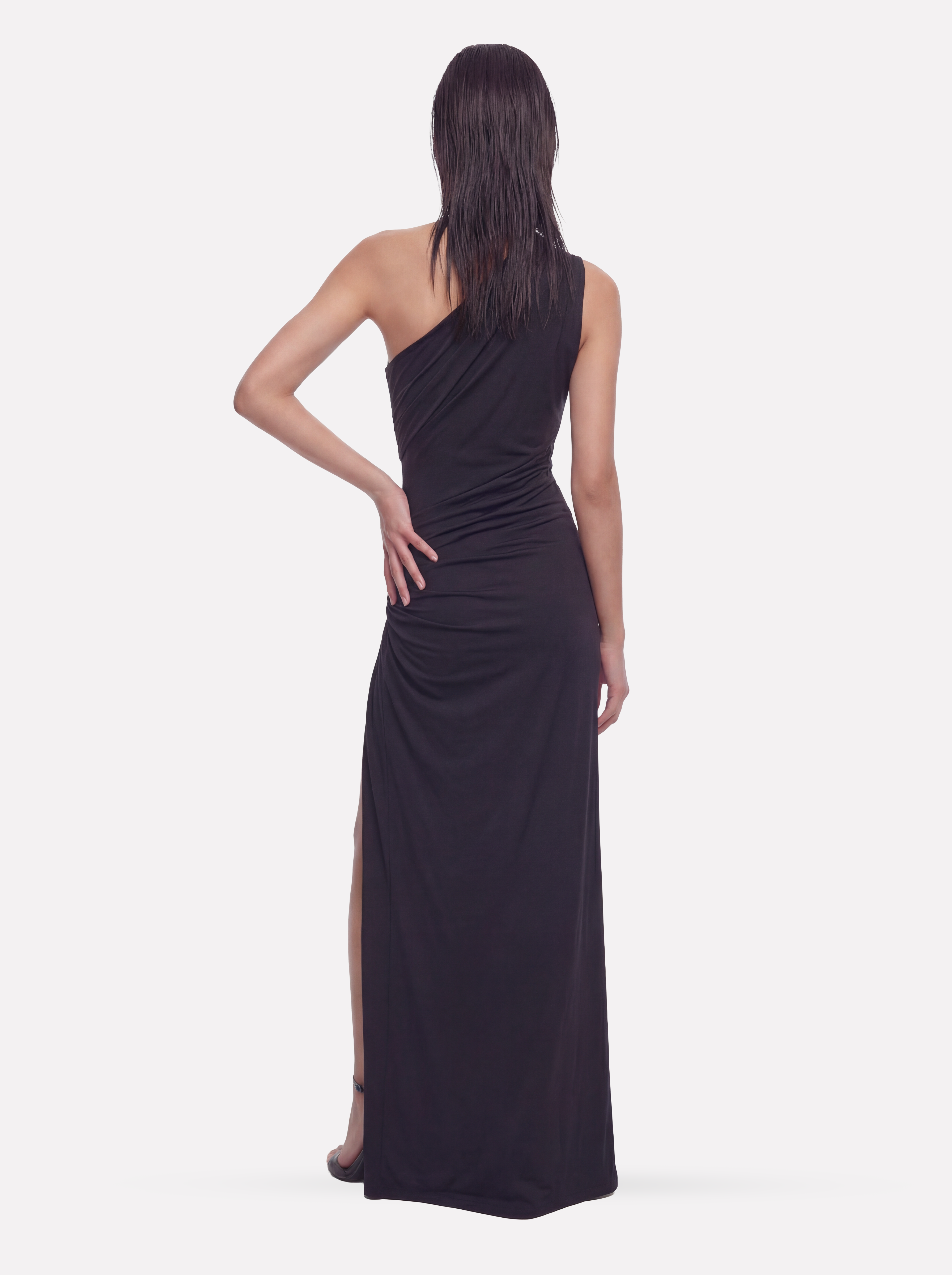 Byblos Knot Dress in black - detail view