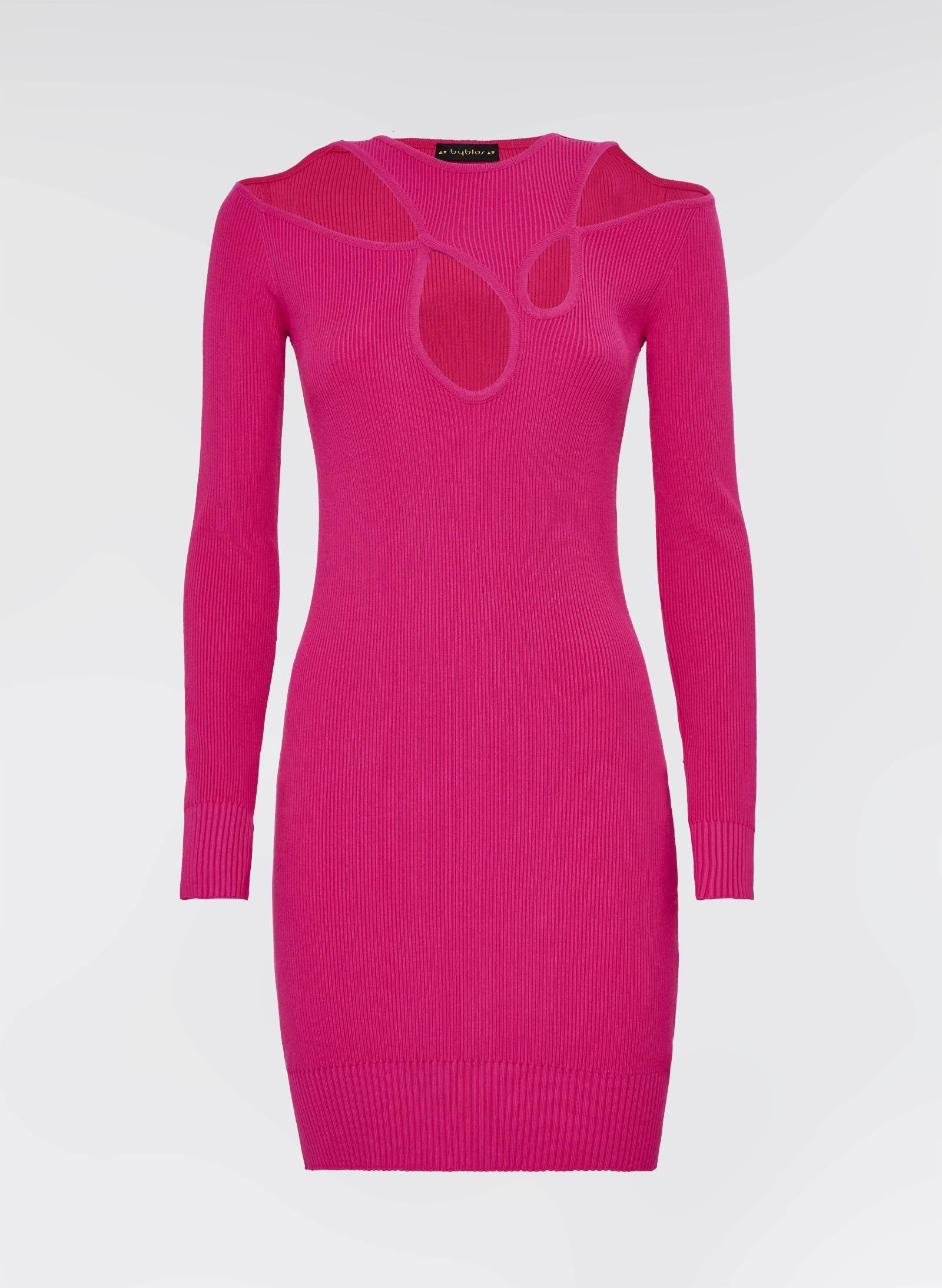 "DNA" Neckline Mini Dress