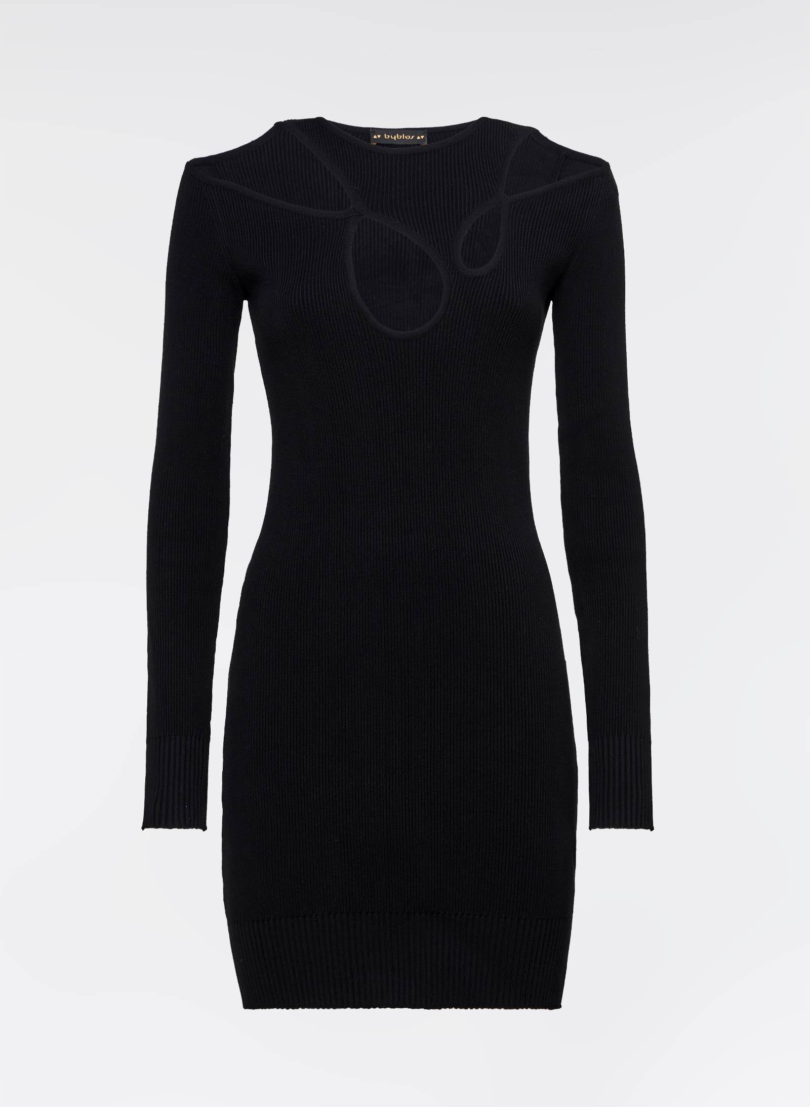 "DNA" Neckline Mini Dress