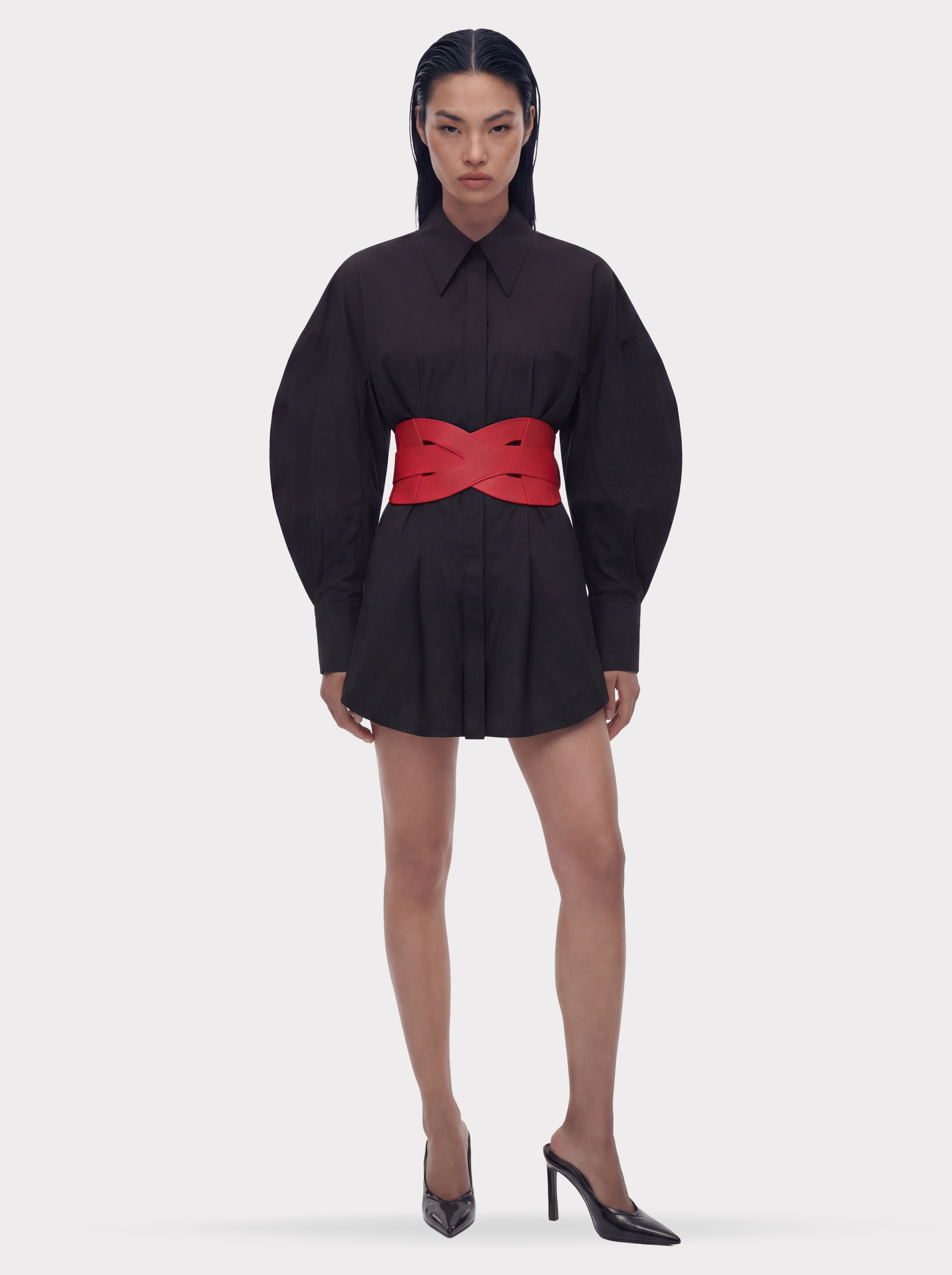 Sculptural Chemisier