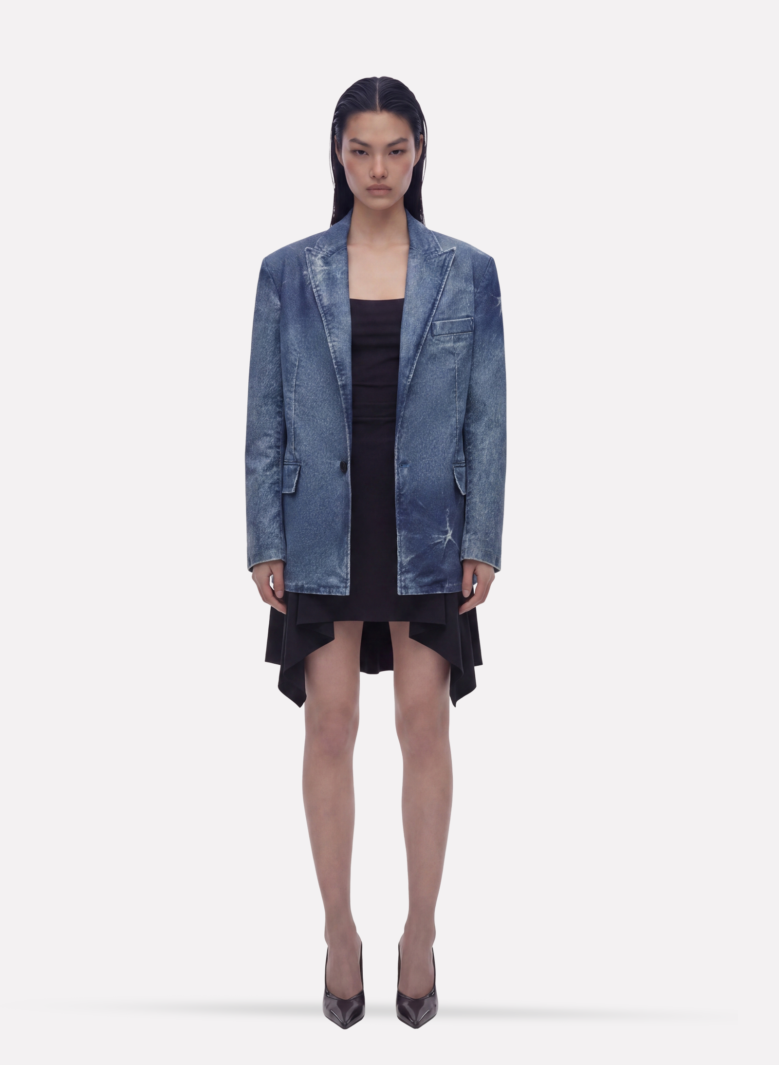 Byblos Nebula Blazer in denim blue