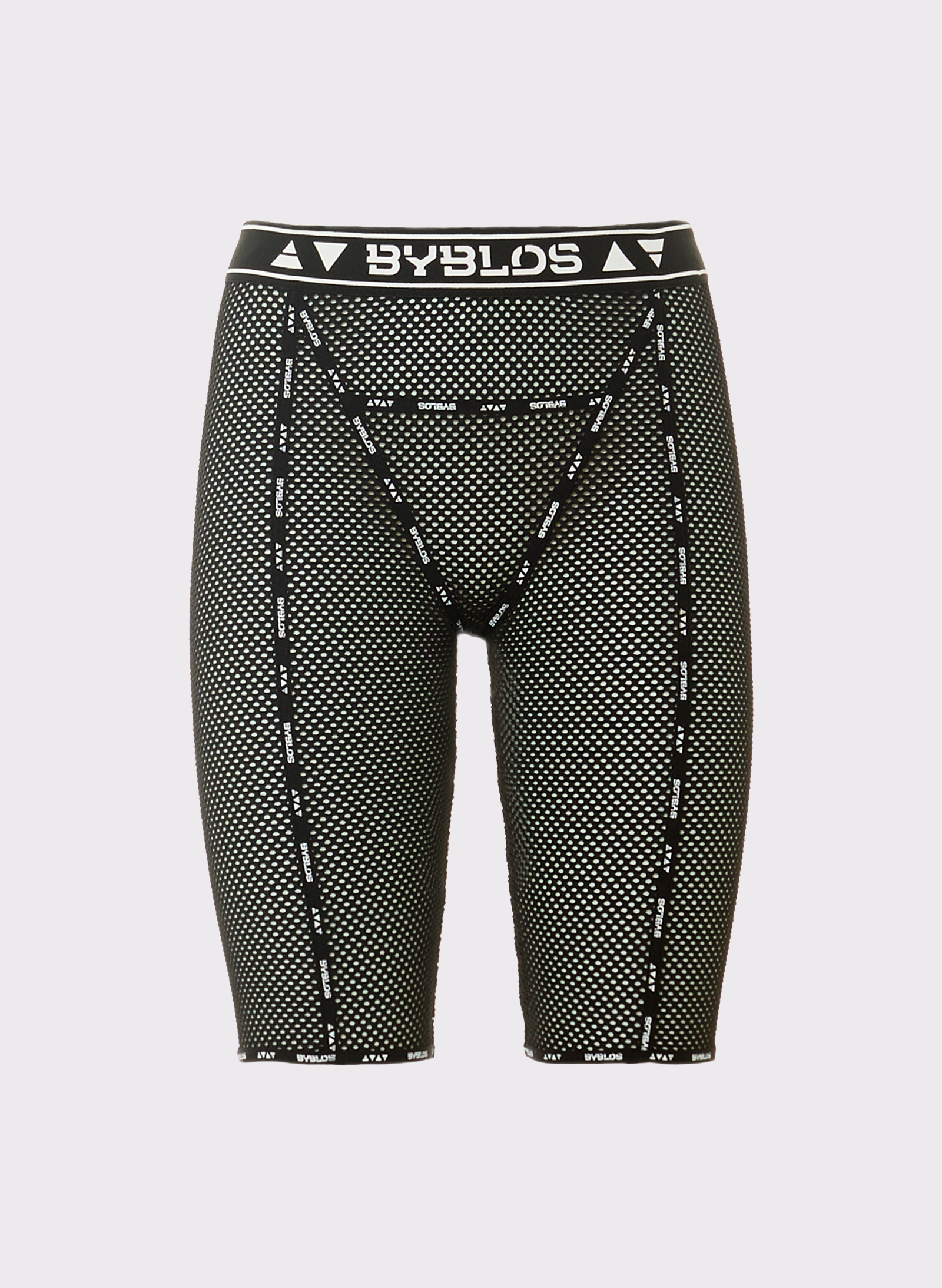 Byblos Biker Short Pant in black - front view