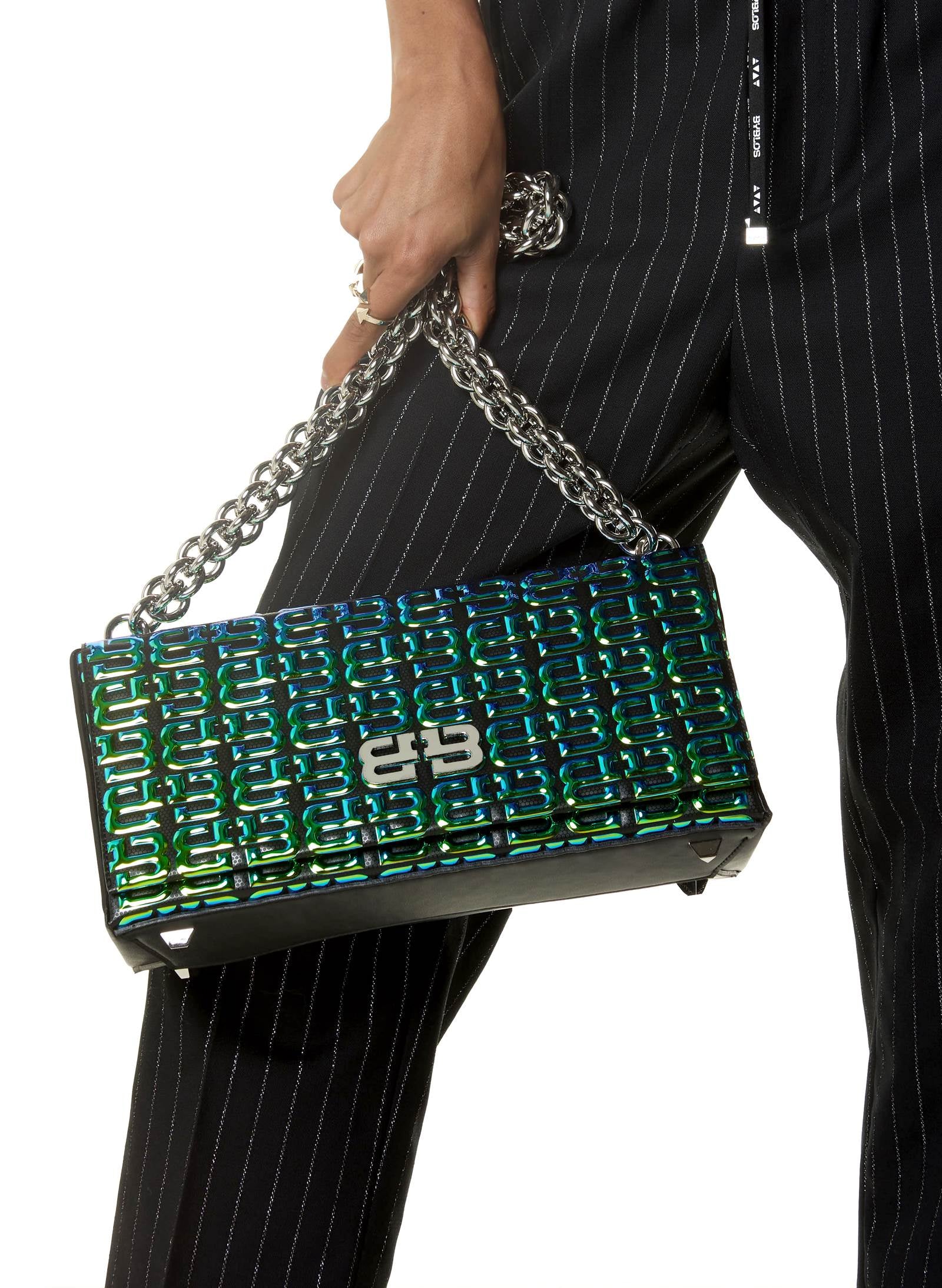 IRIDESCENT TRIANGLE BAG