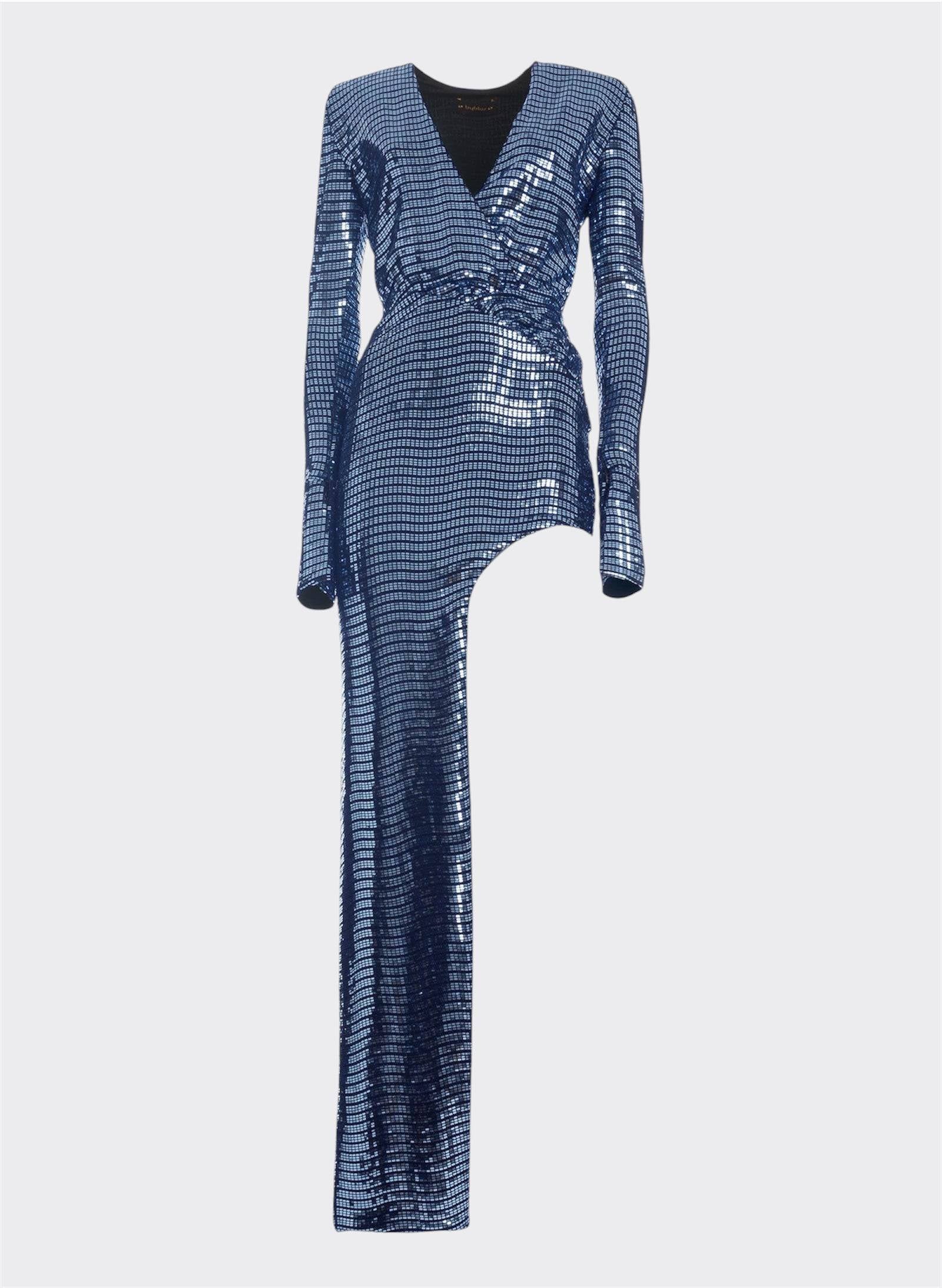 BlueTechno Paillettes Dress