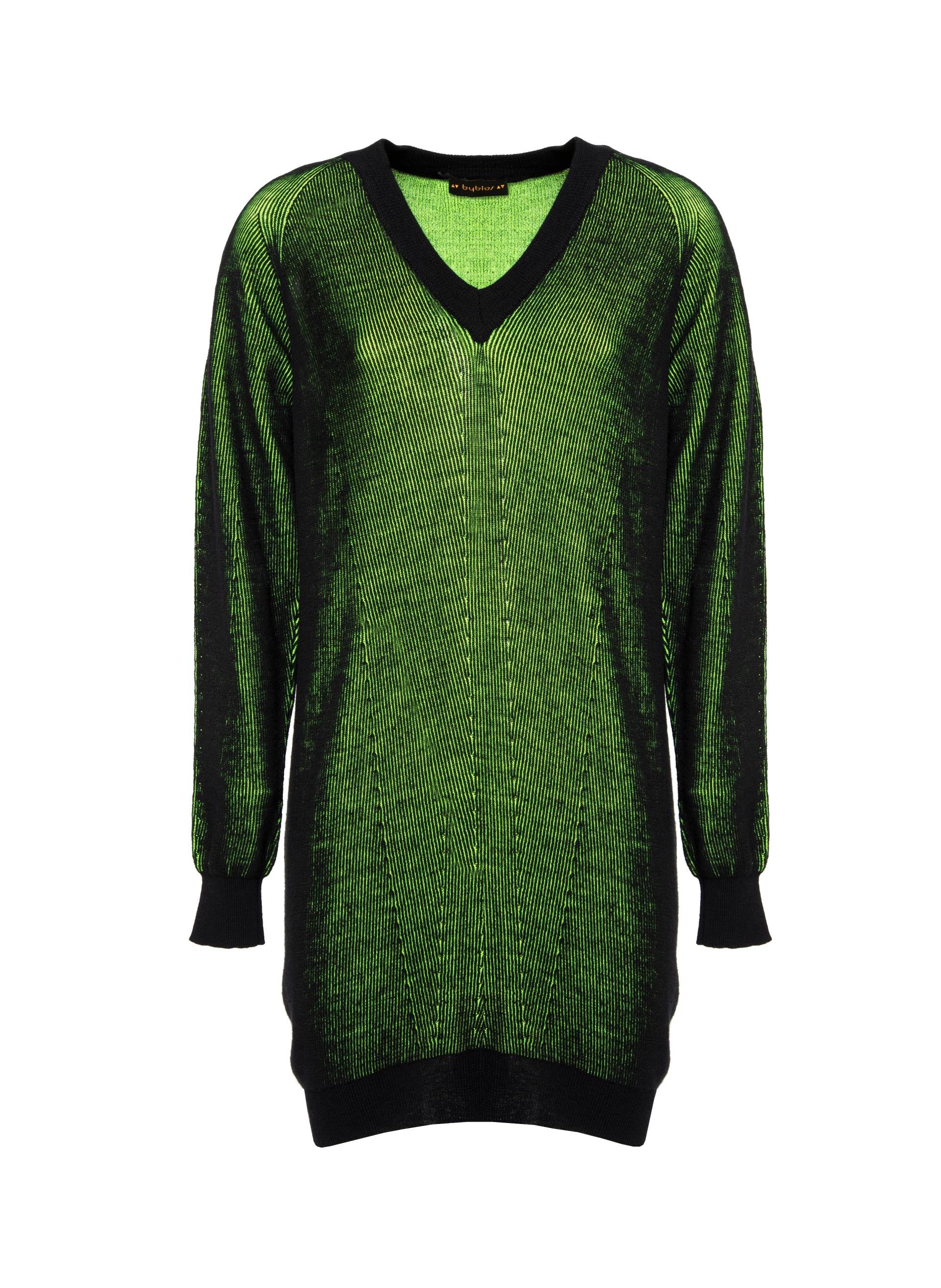 KNIT LINES MAXI JUMPER