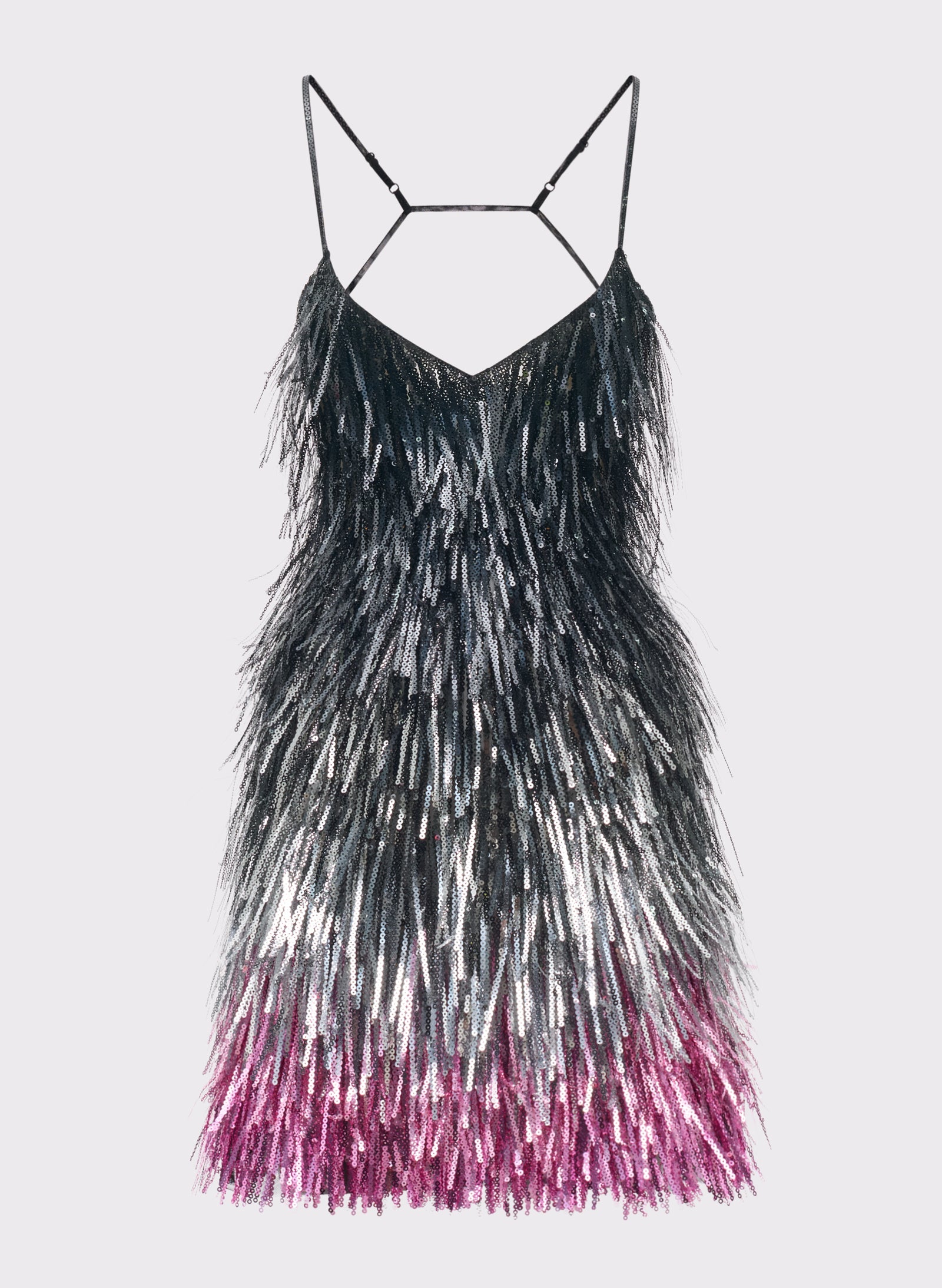 Metal Mirage Halter Dress