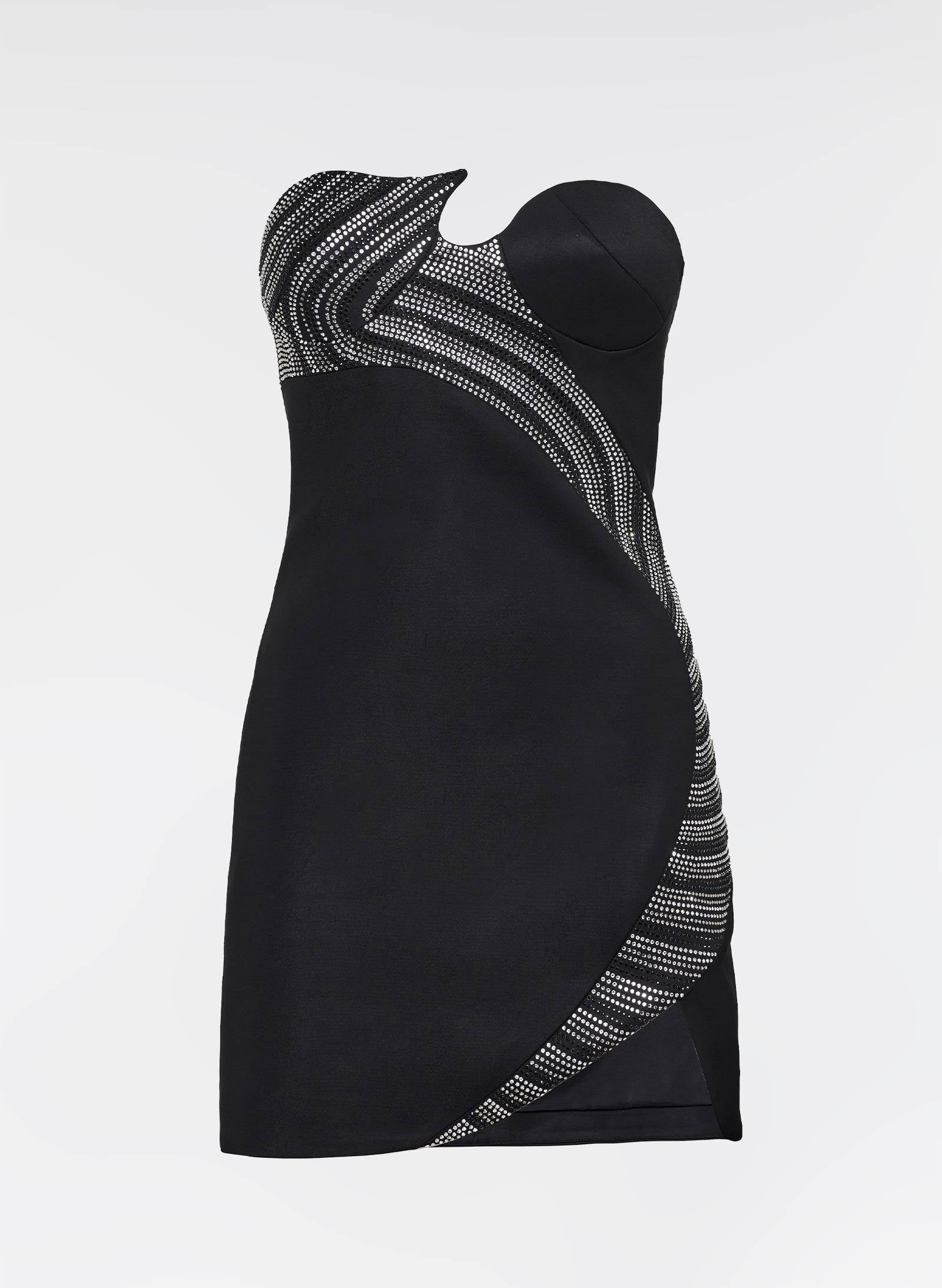 Mini Dress With DNA Strass