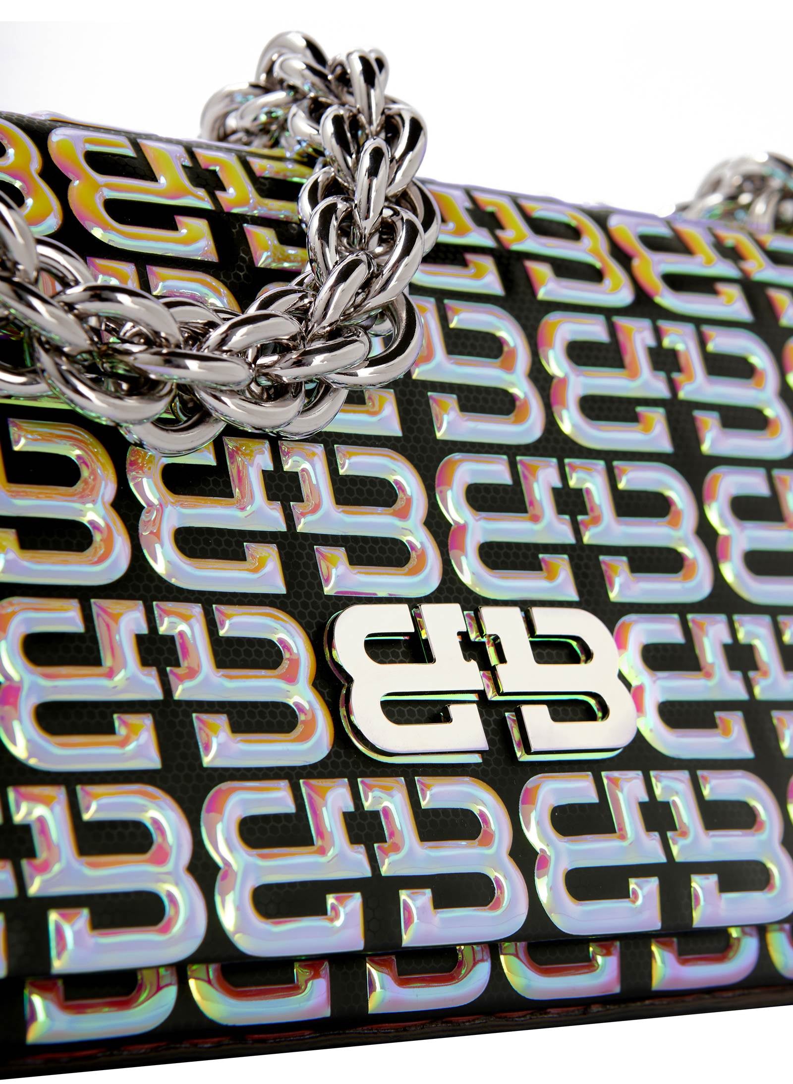 IRIDESCENT TRIANGLE BAG