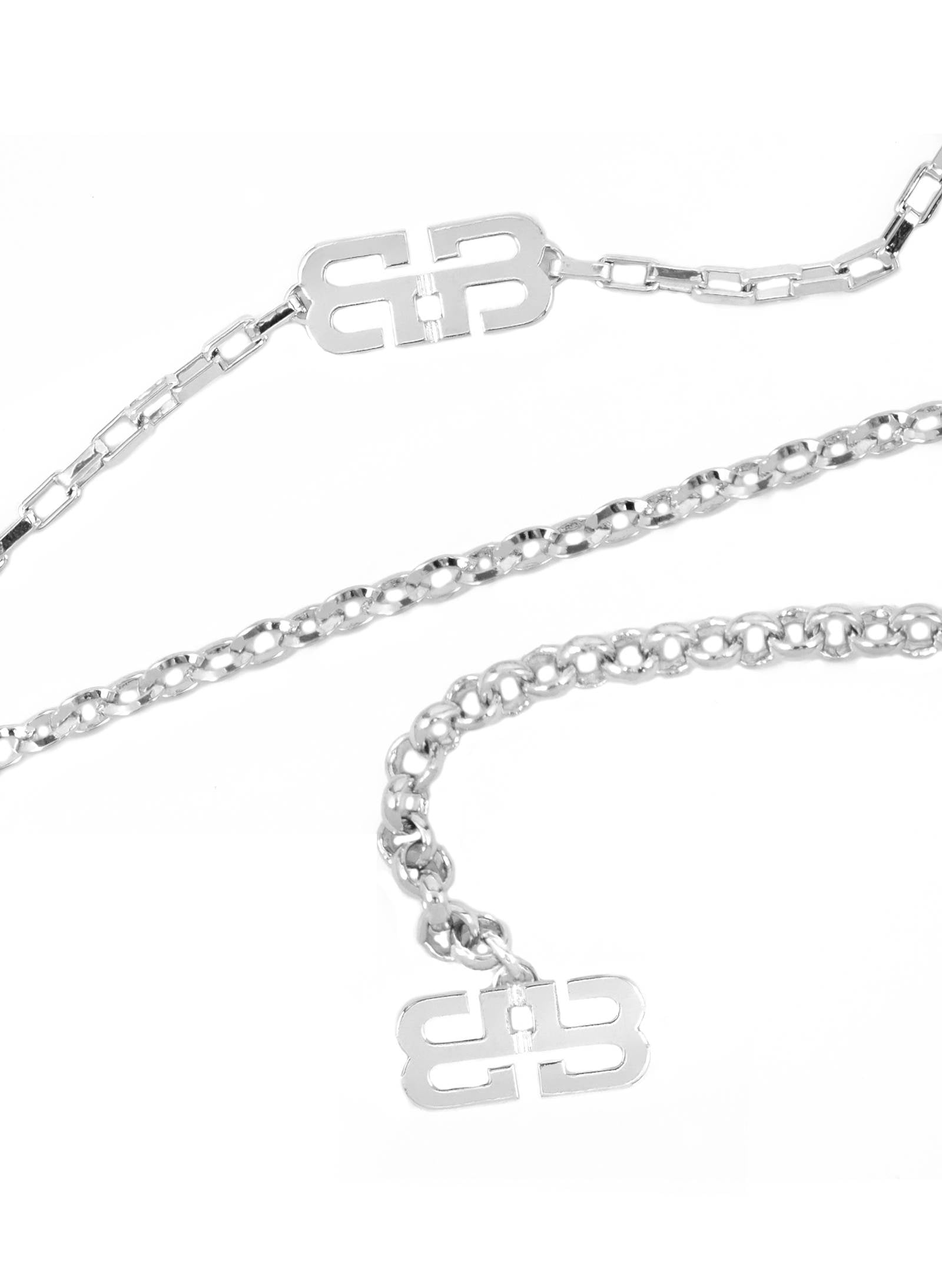"BB" MONOGRAM BODY CHAIN