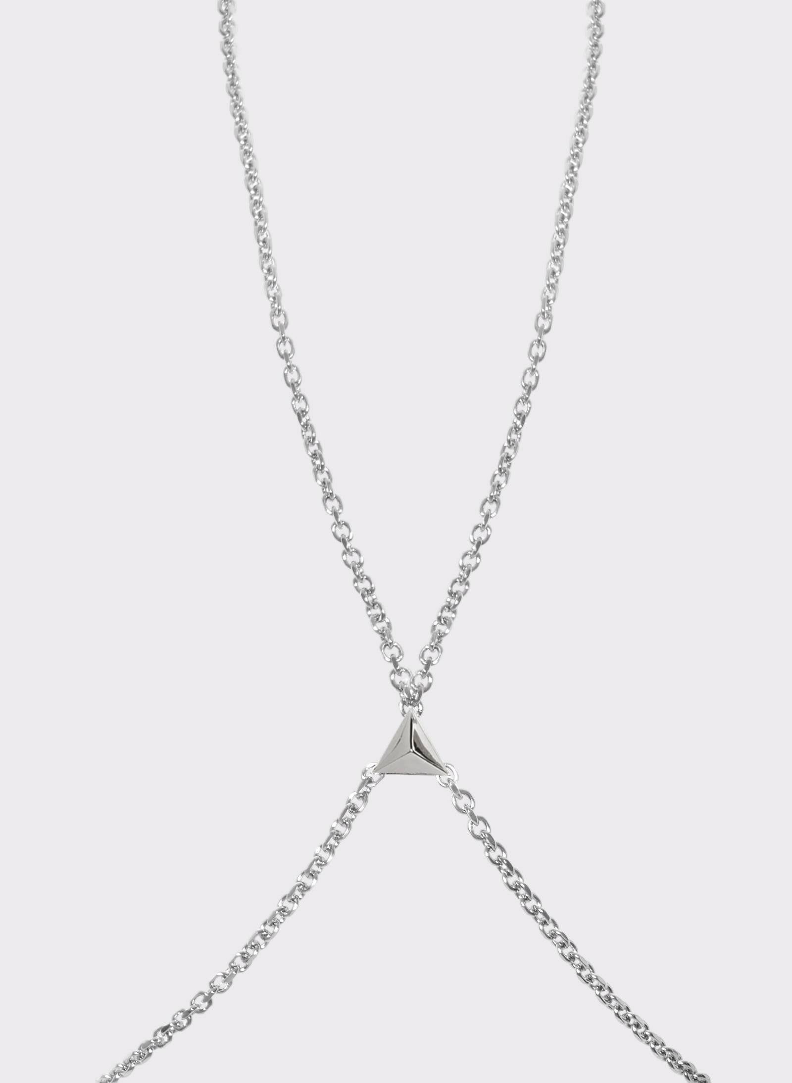 TRIANGLE BODY CHAIN BRA