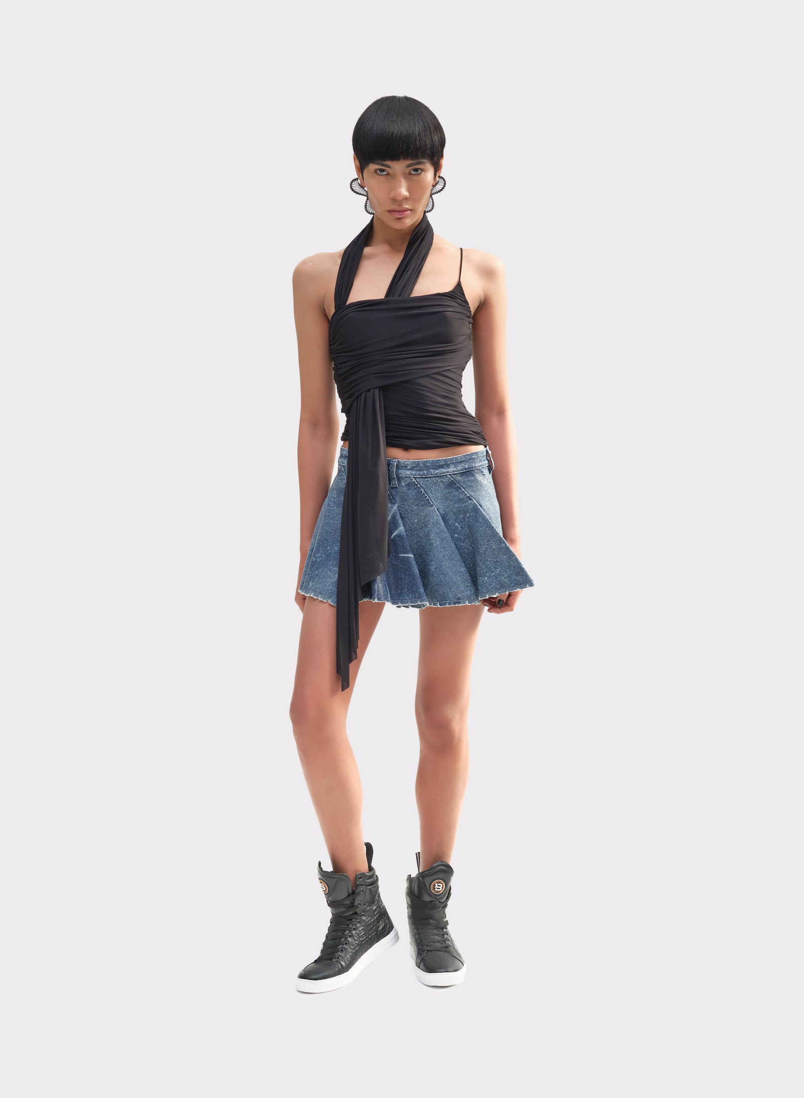 Asymmetrical Jersey Top