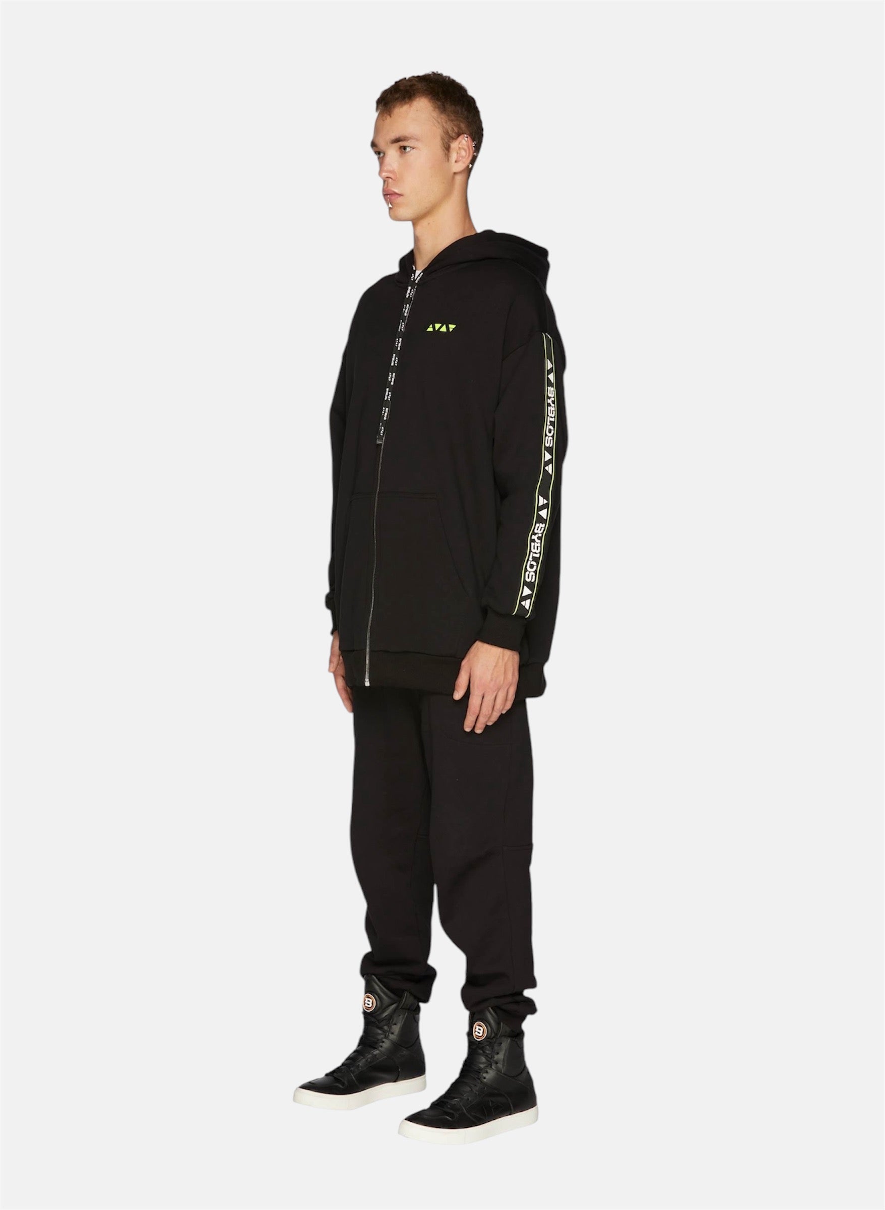 Logo Track Zip Hoodie