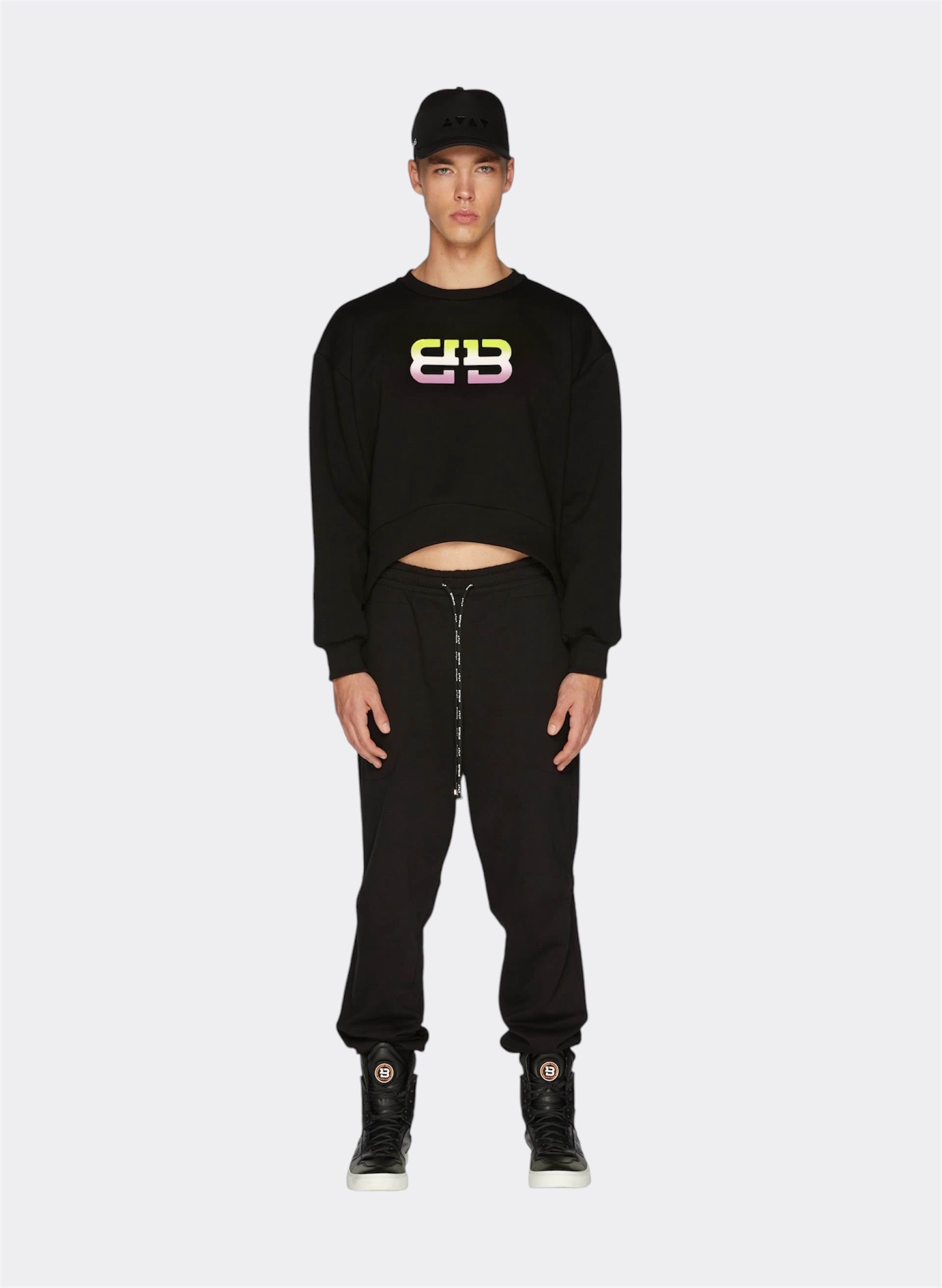 Monogram Crop Jumper