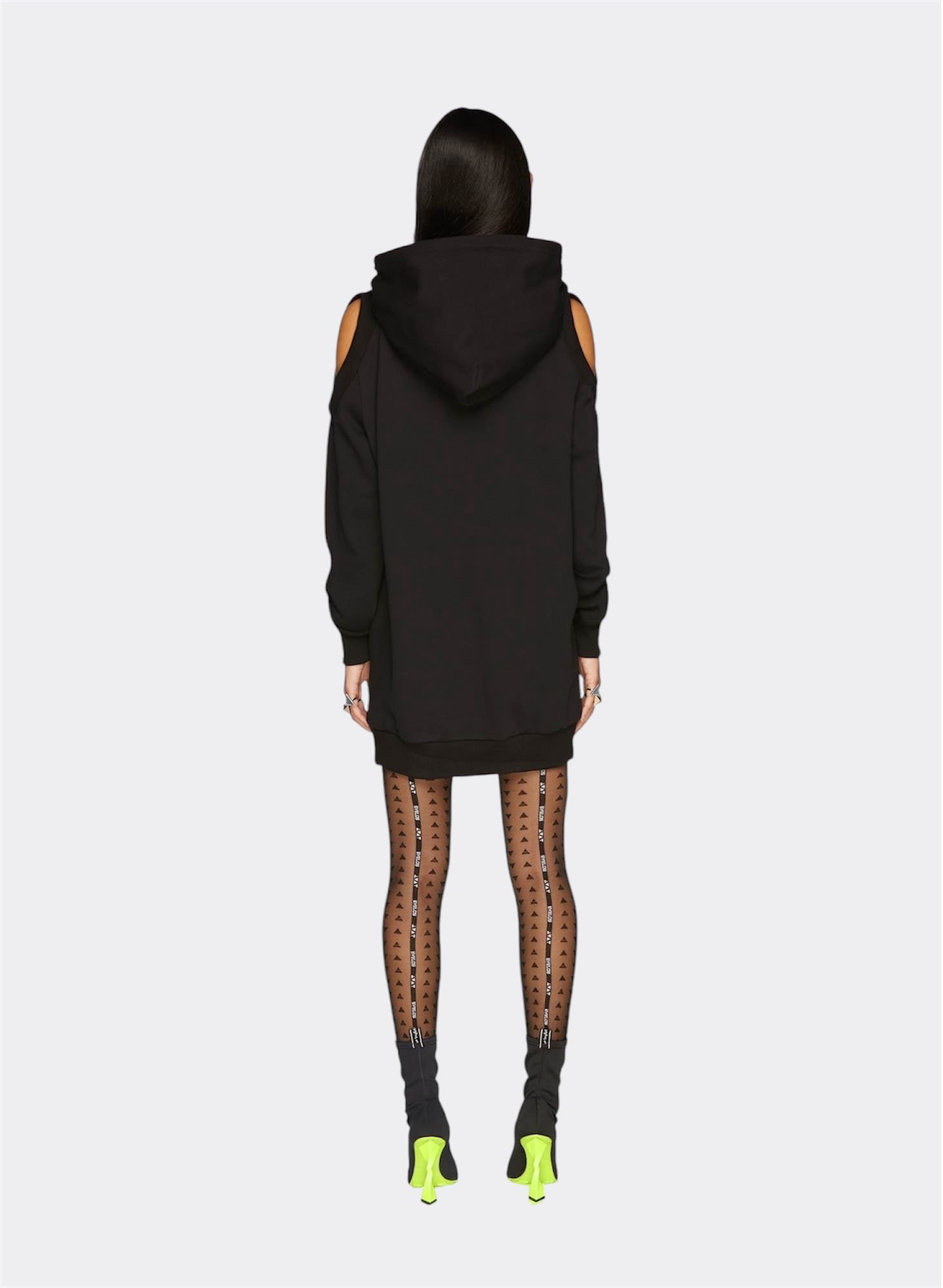 Strass Monogram Cotton Dress