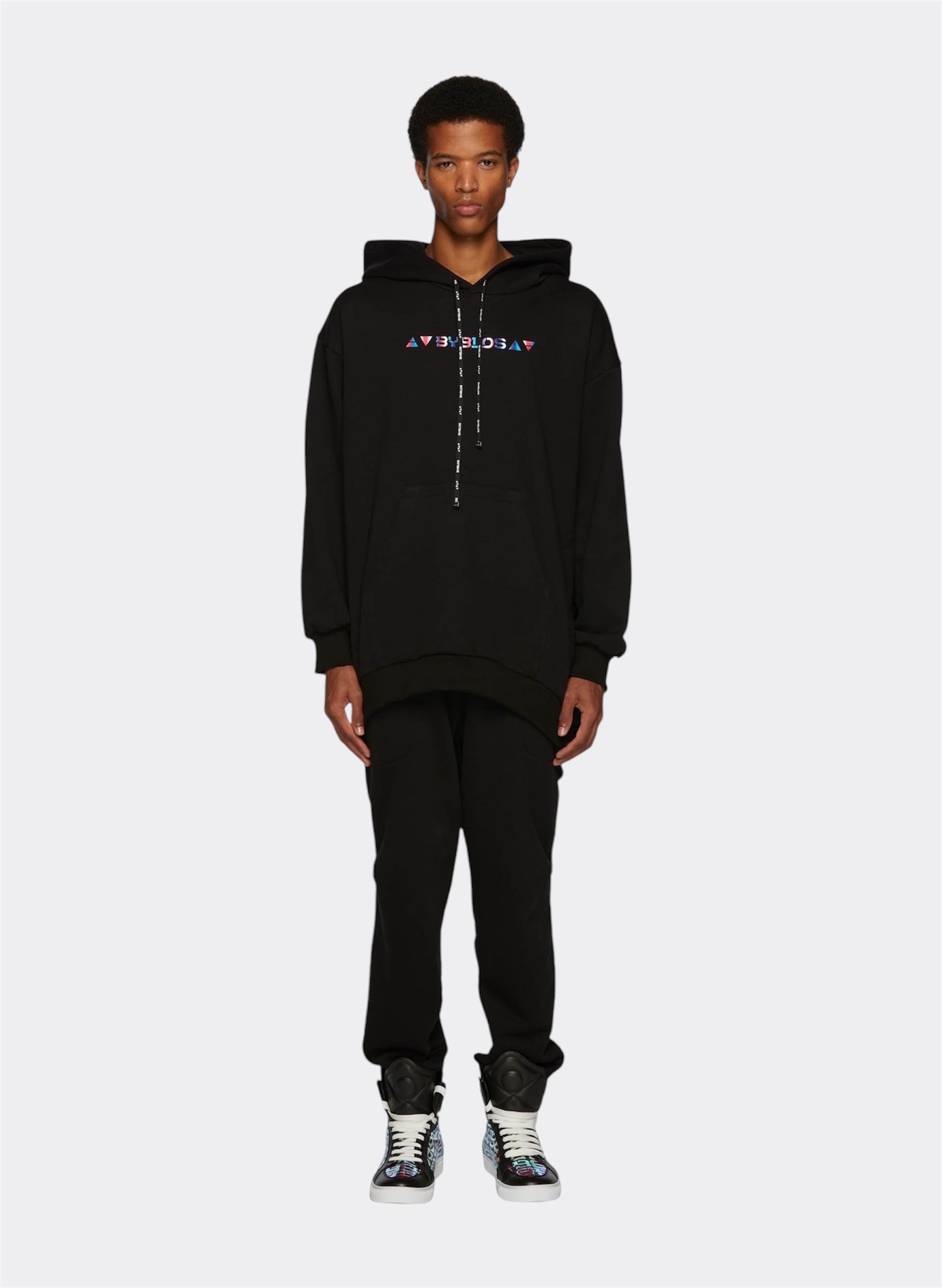Iridescent Logo Hoodie Dress