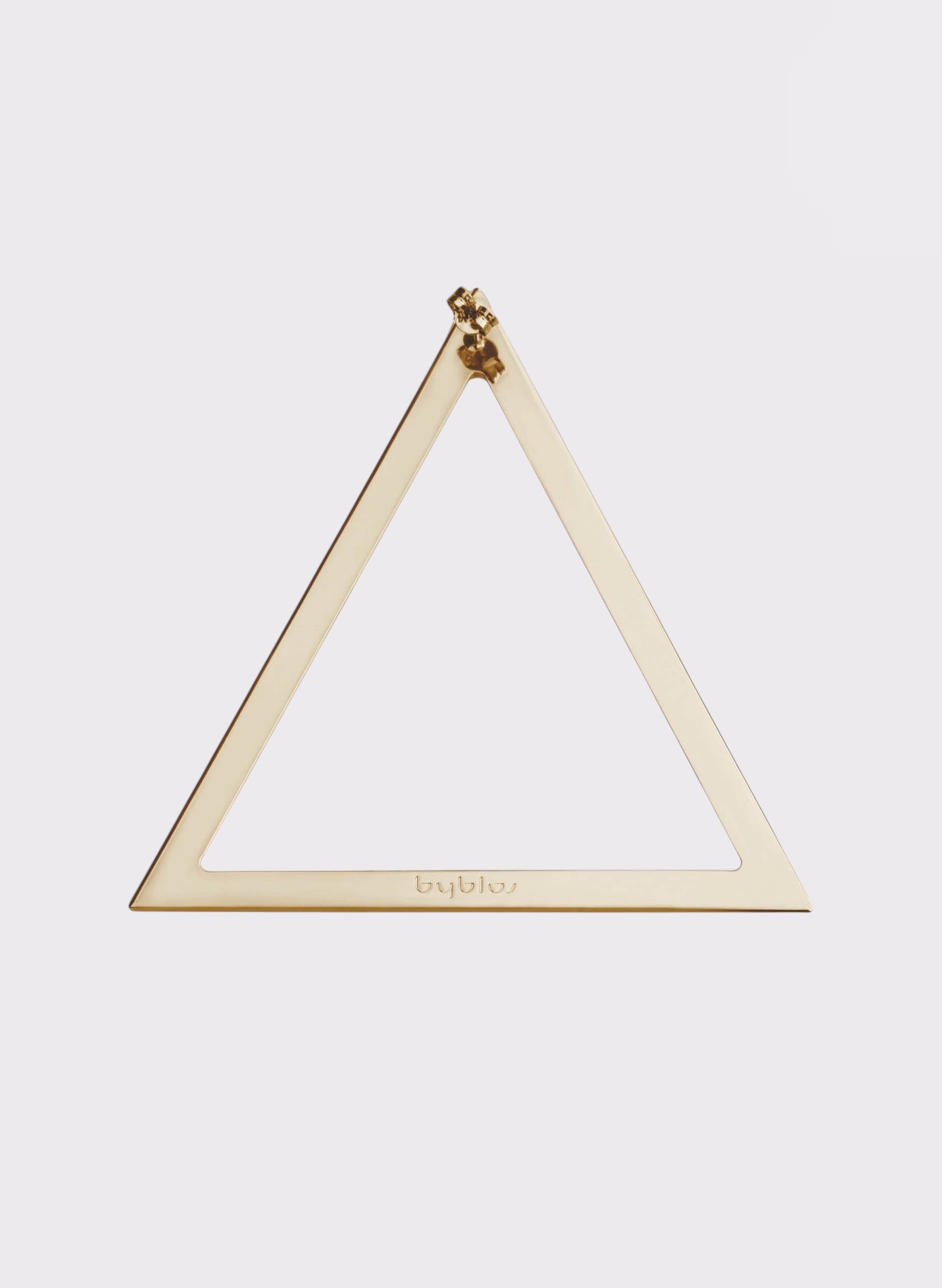 Maxi Triangle Drop Earrings