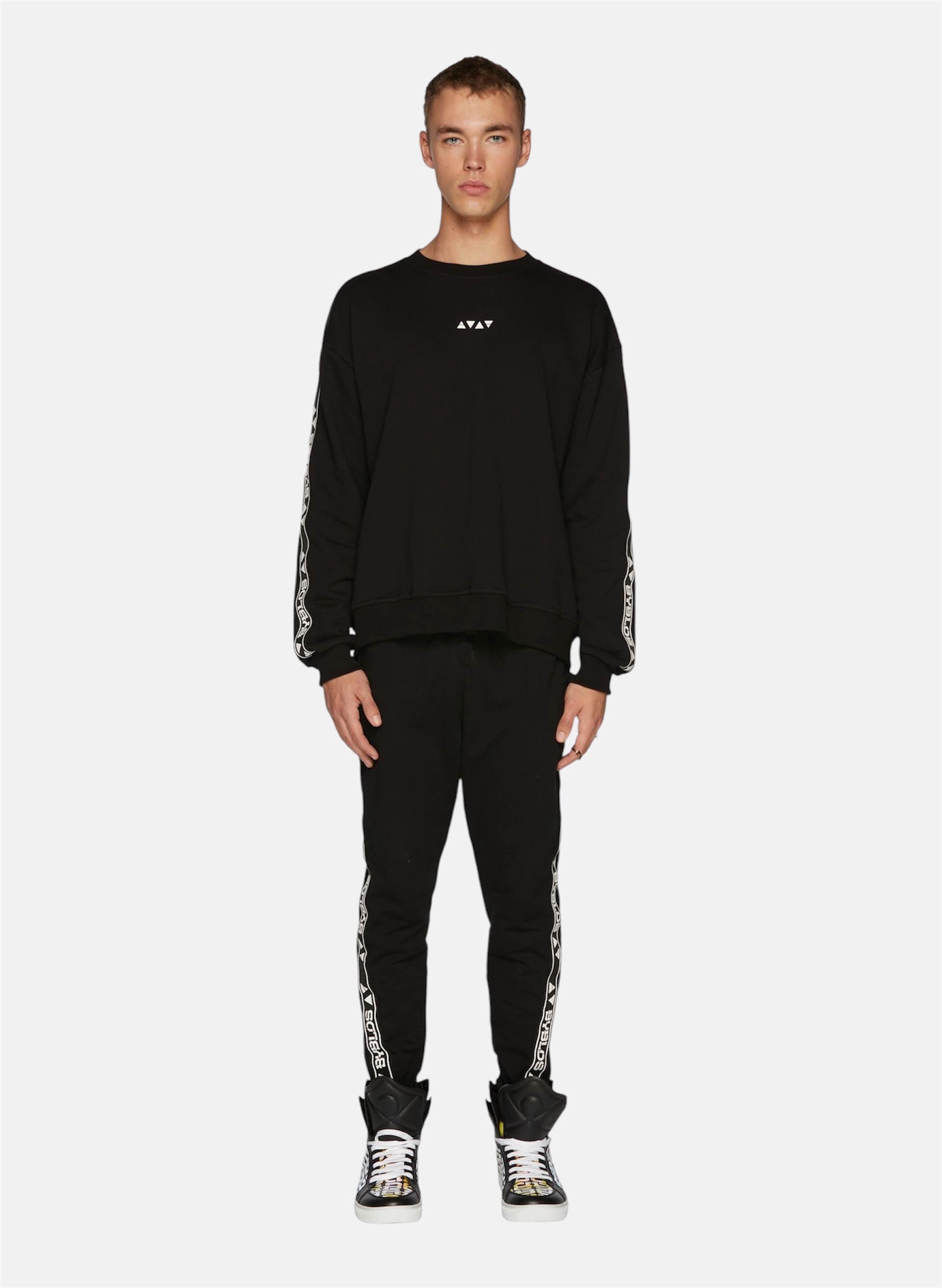 Logo Track Crewneck Jumper