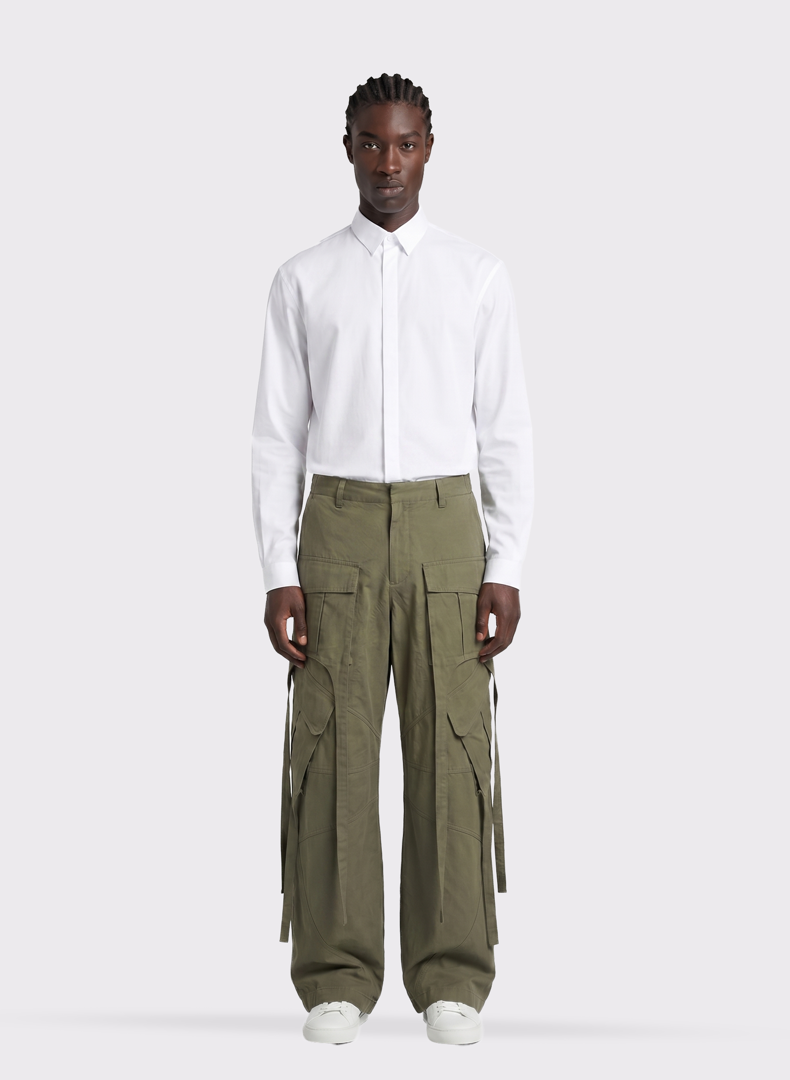 Byblos Multi Pocket Cargo Pants in khaki