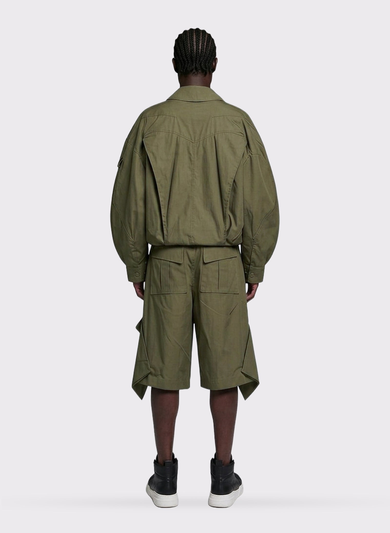 Byblos Bomber Pockets in khaki