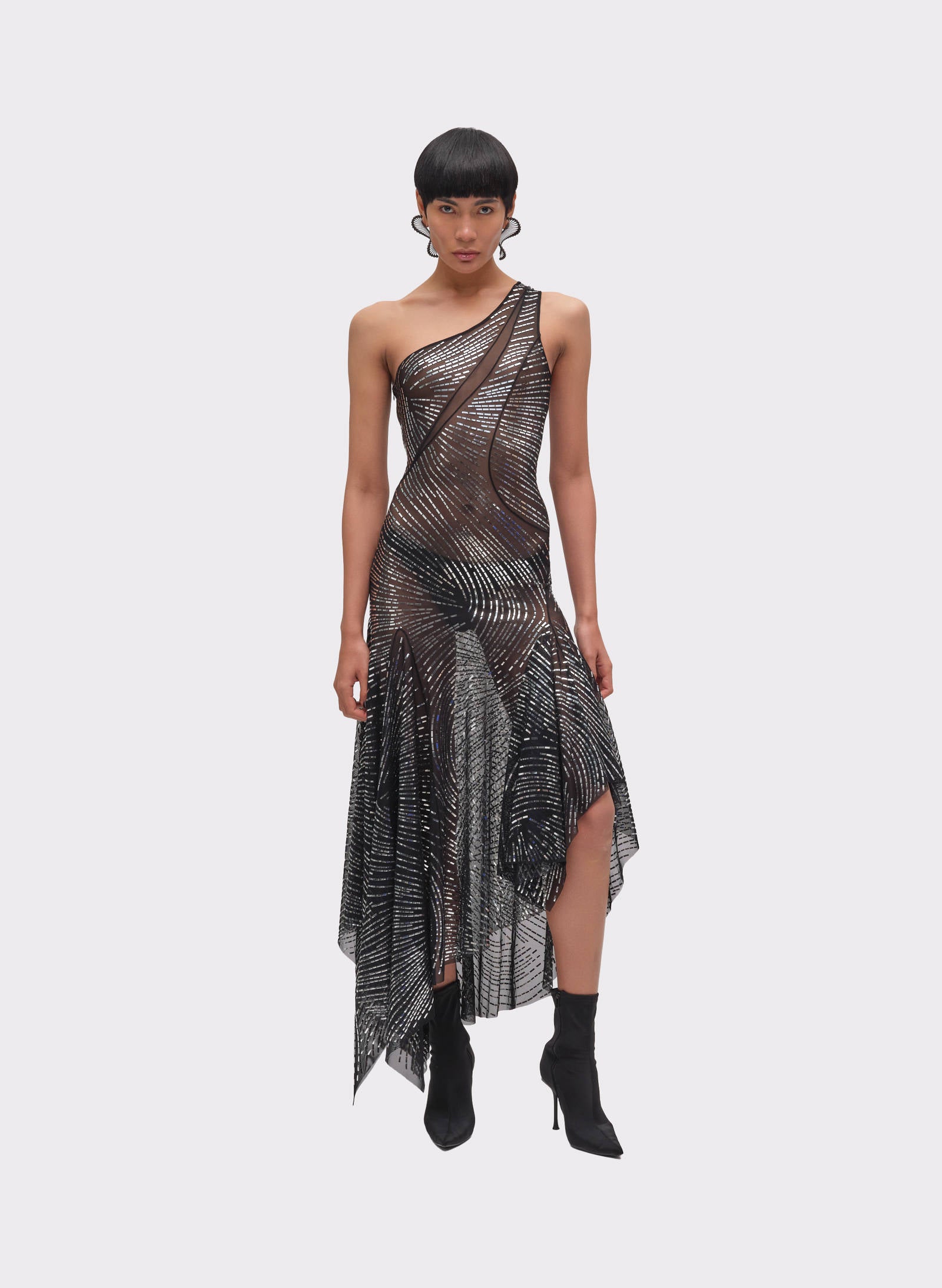 Lustrous Fitted Gown