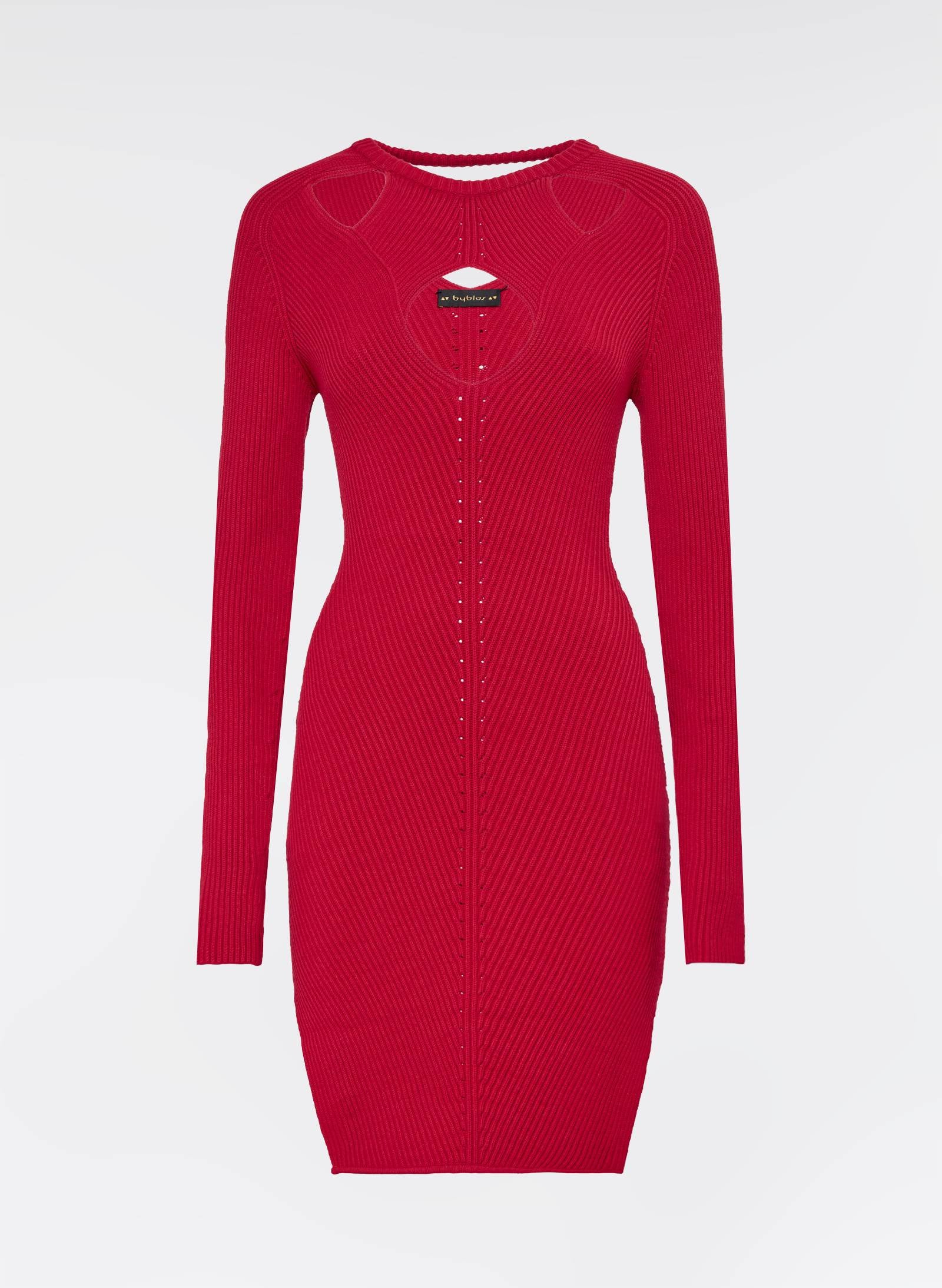 Diagonal "DNA" Mini Dress