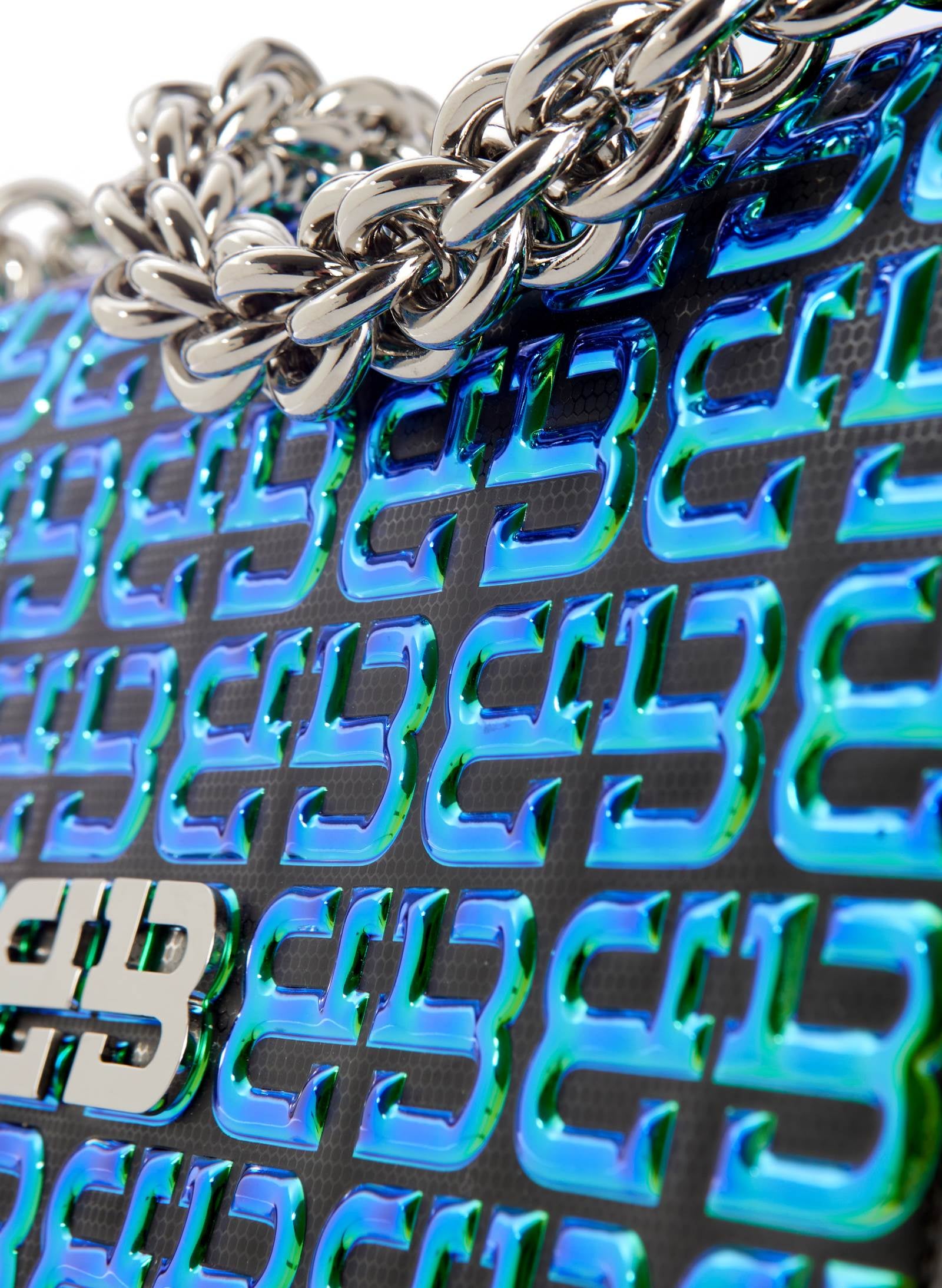 IRIDESCENT TRIANGLE BAG