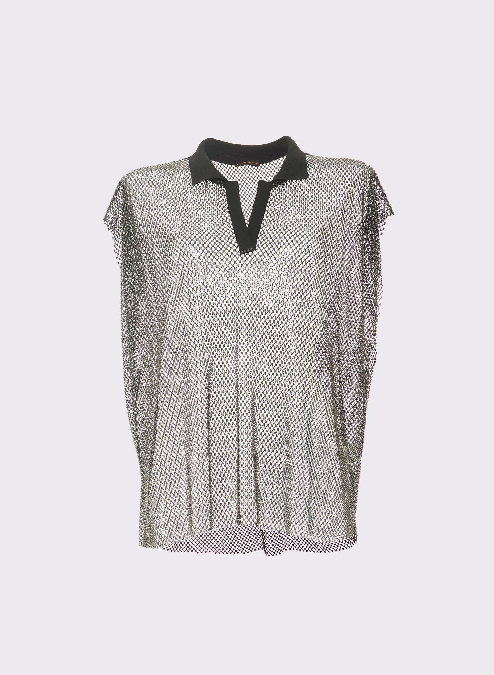Byblos Sparkling Polo in black - front view